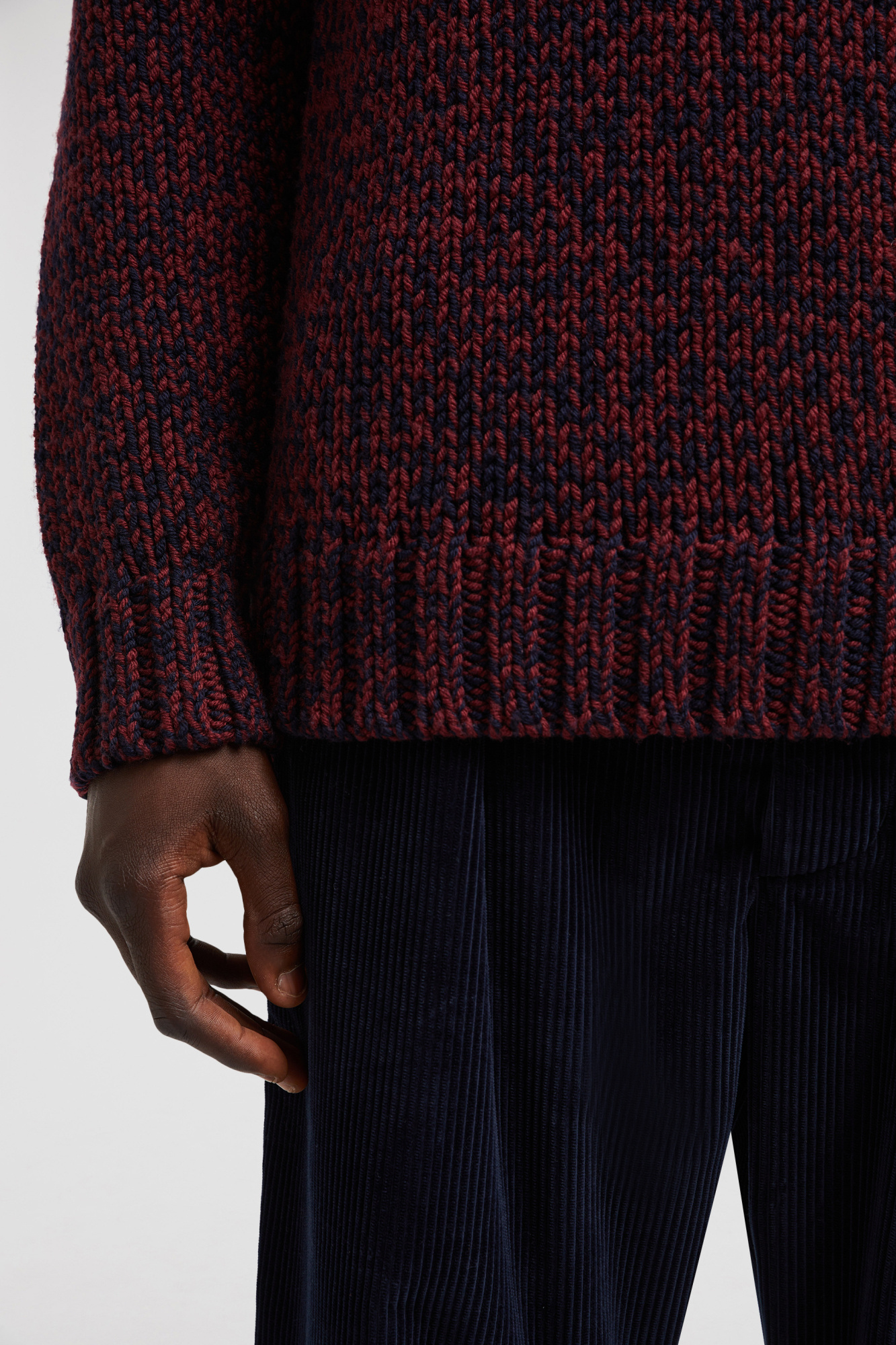 MONCLER MOULINÉ WOOL JUMPER