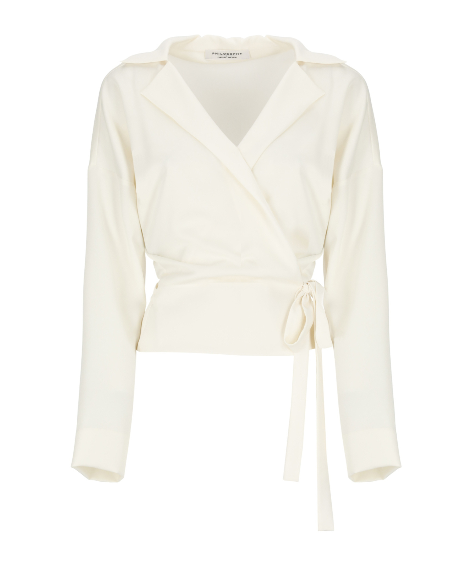 Philosophy Di Lorenzo Serafini Lapel Shirt In White