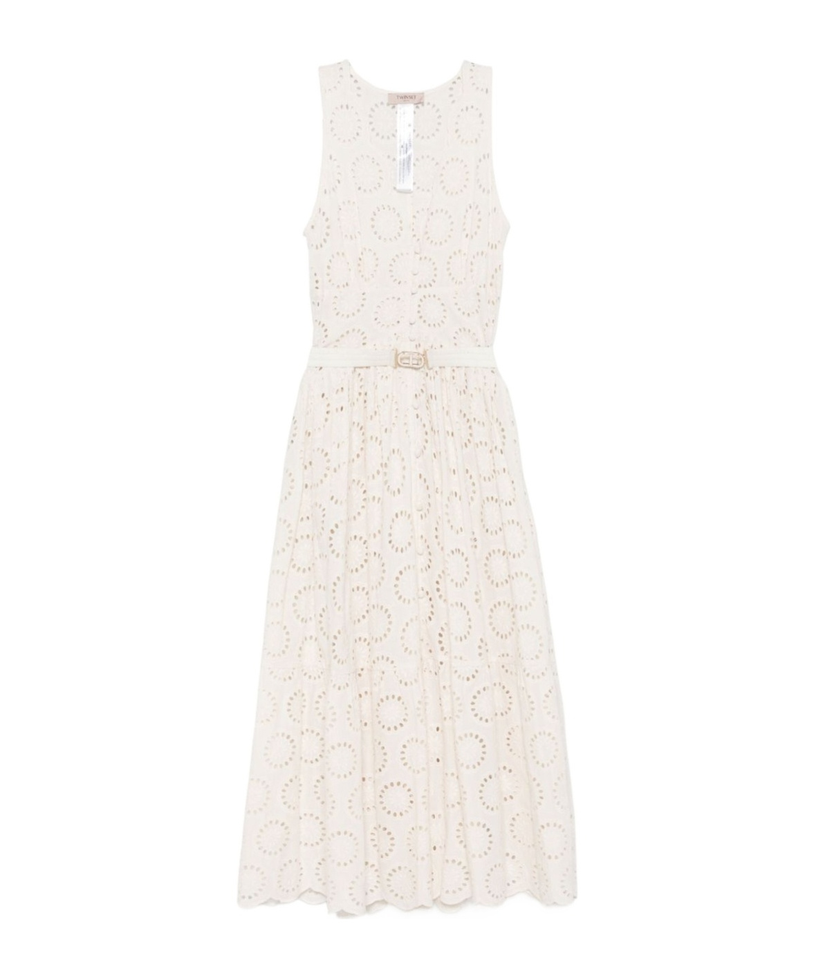 Twinset Broderie Anglaise Maxi Dress