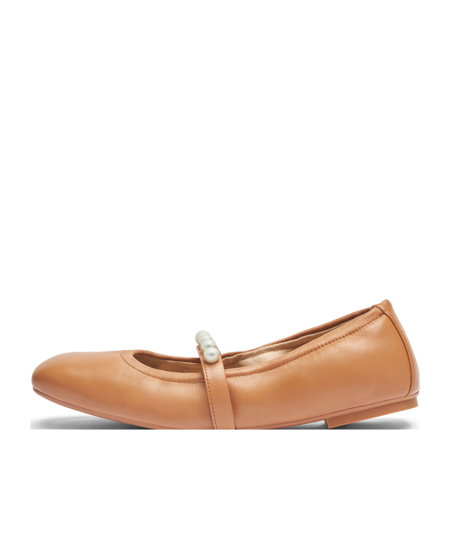 Stuart Weitzman Goldie Ballerina Shoes In Brown