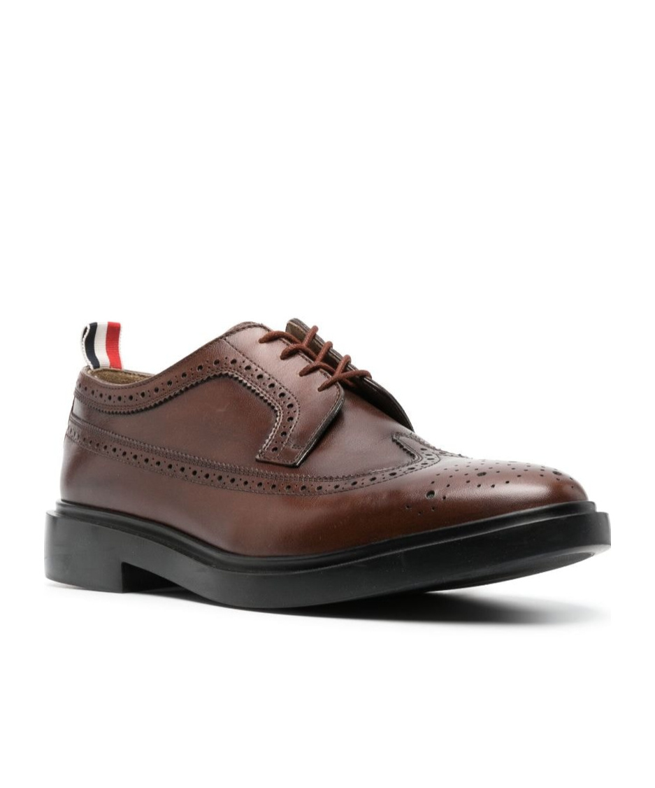 Thom Browne Longwing Round-toe Brogues In Multicolor