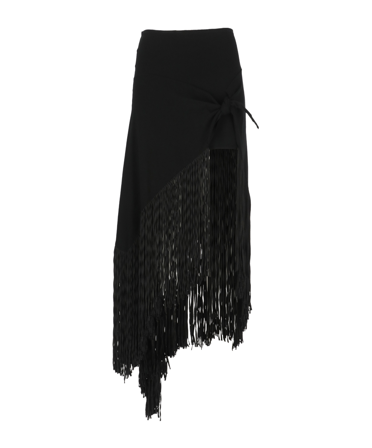Philosophy Di Lorenzo Serafini Elastic Fringed Maxi Skirt