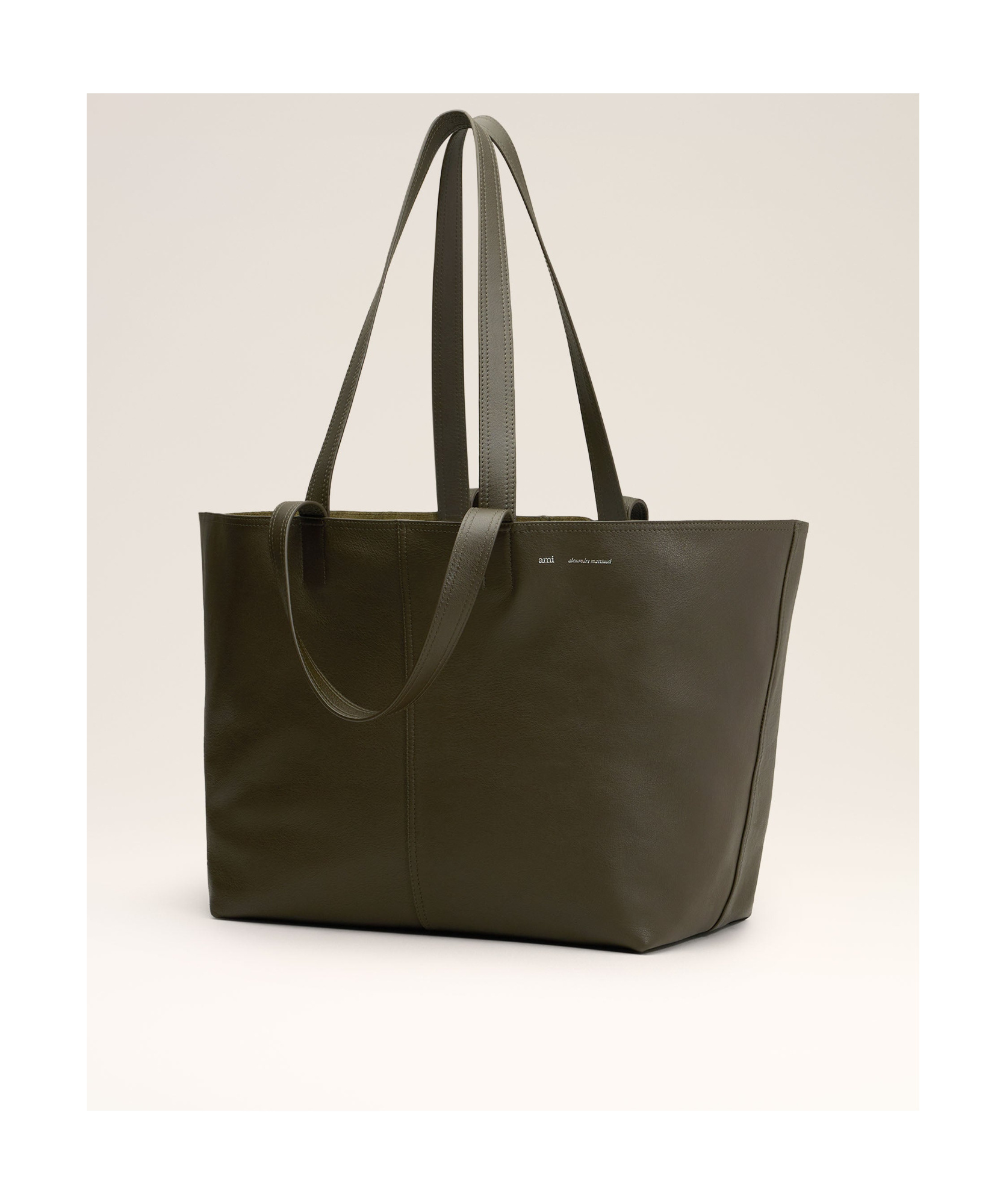 Ami Alexandre Mattiussi Medium One-shoulder Handbag In Black