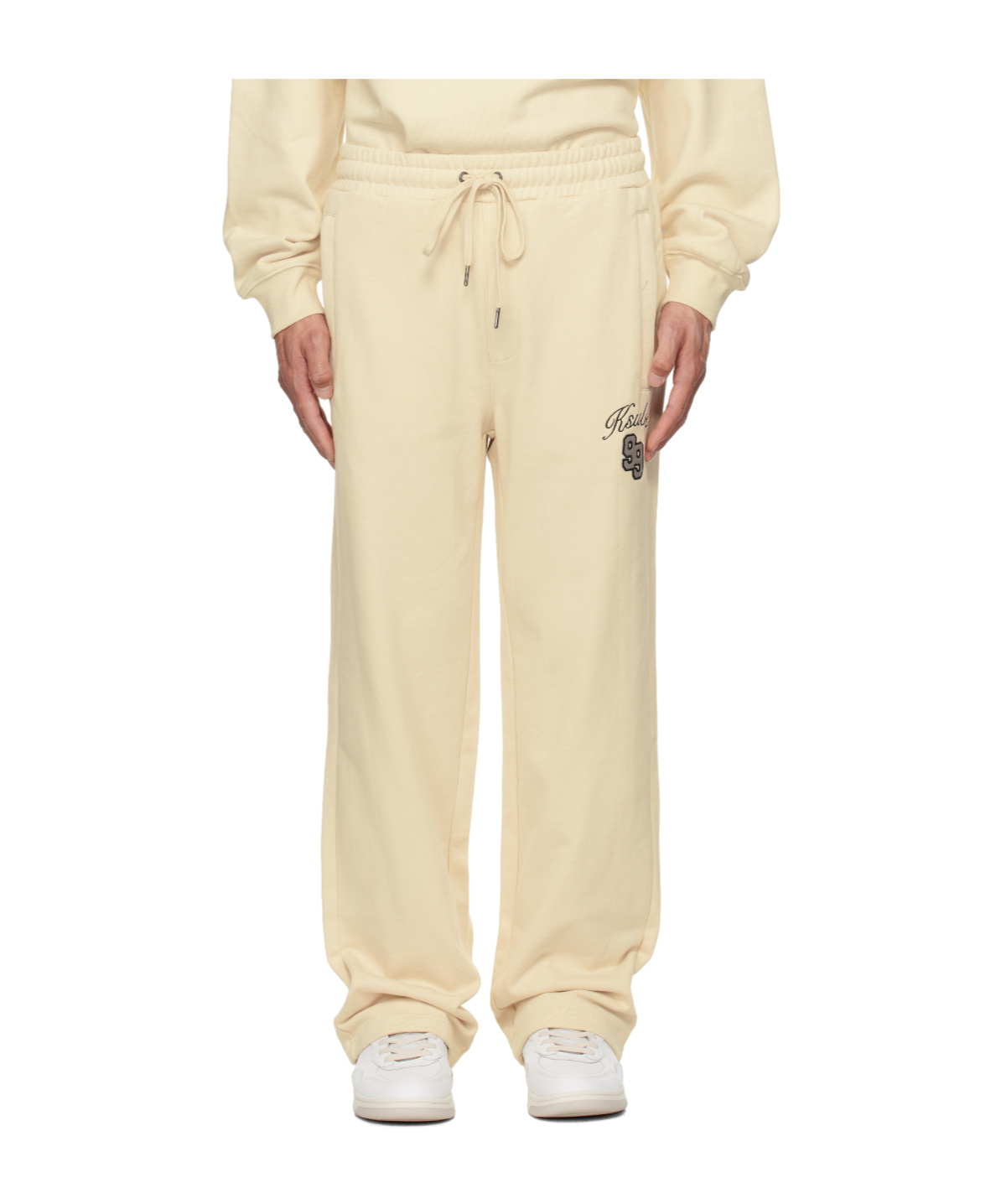 KSUBI BEIGE PLAYOFF SYNTHESIS SWEATPANTS