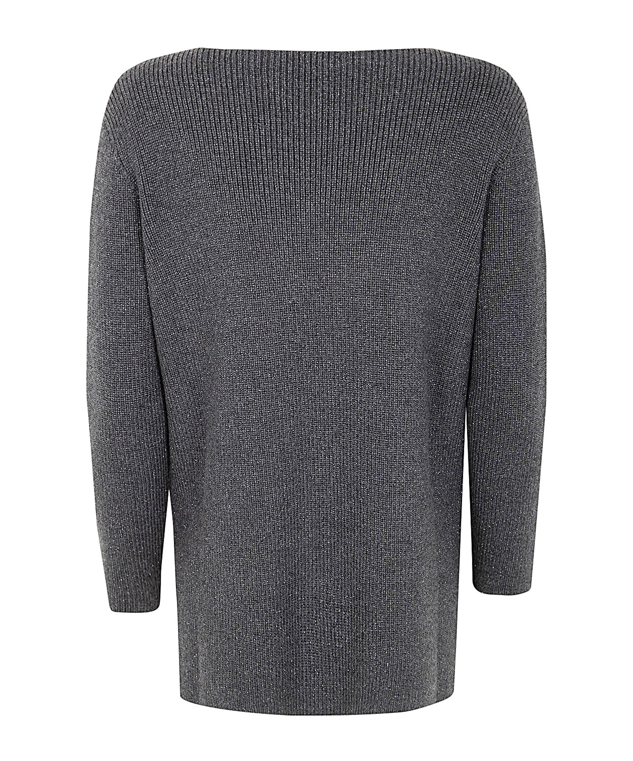 Fabiana Filippi Ribbed Oversized Jumper In Black