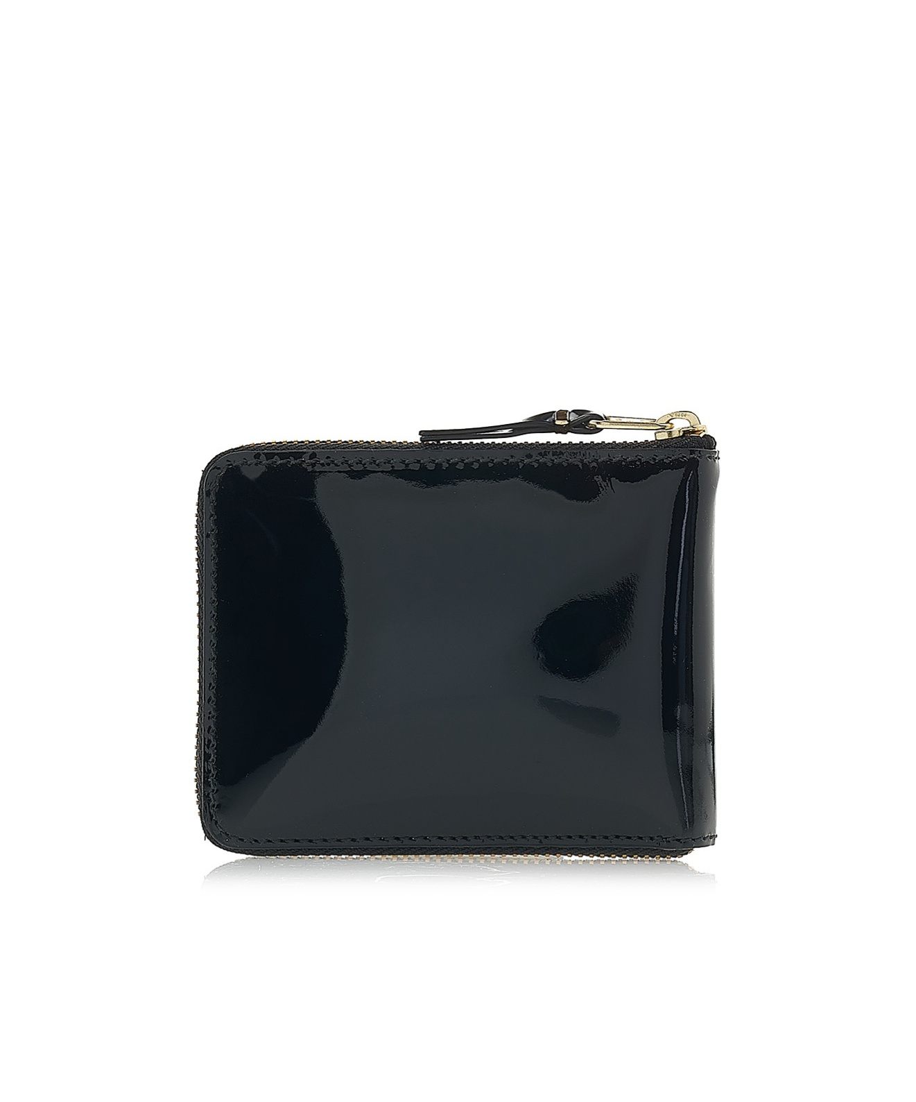 Comme Des Garçons Zipper Wallet In Black
