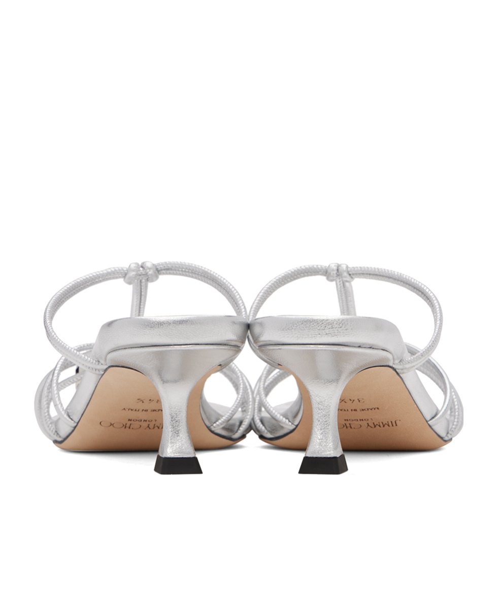 Jimmy Choo Jemma 50 Nappa Leather Heeled Mules In White