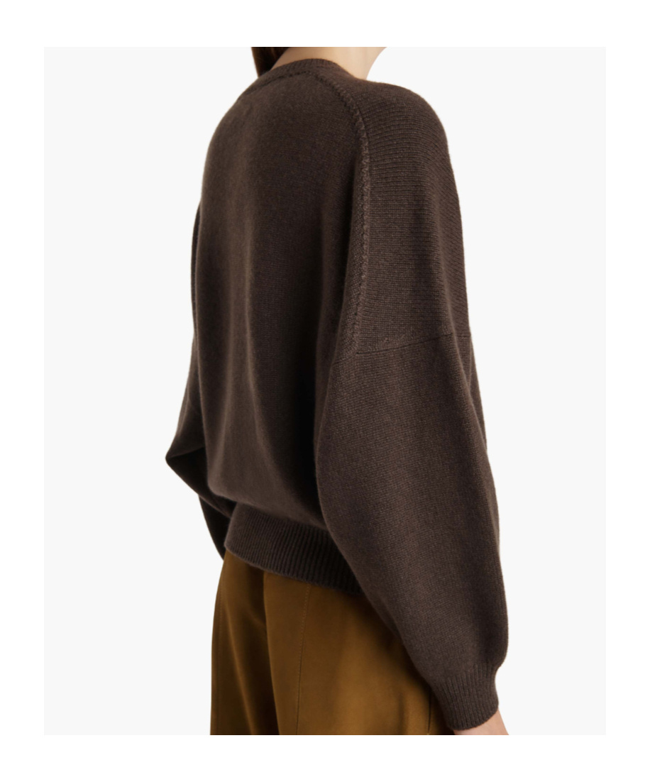 Khaite Margaux Sweater In Brown
