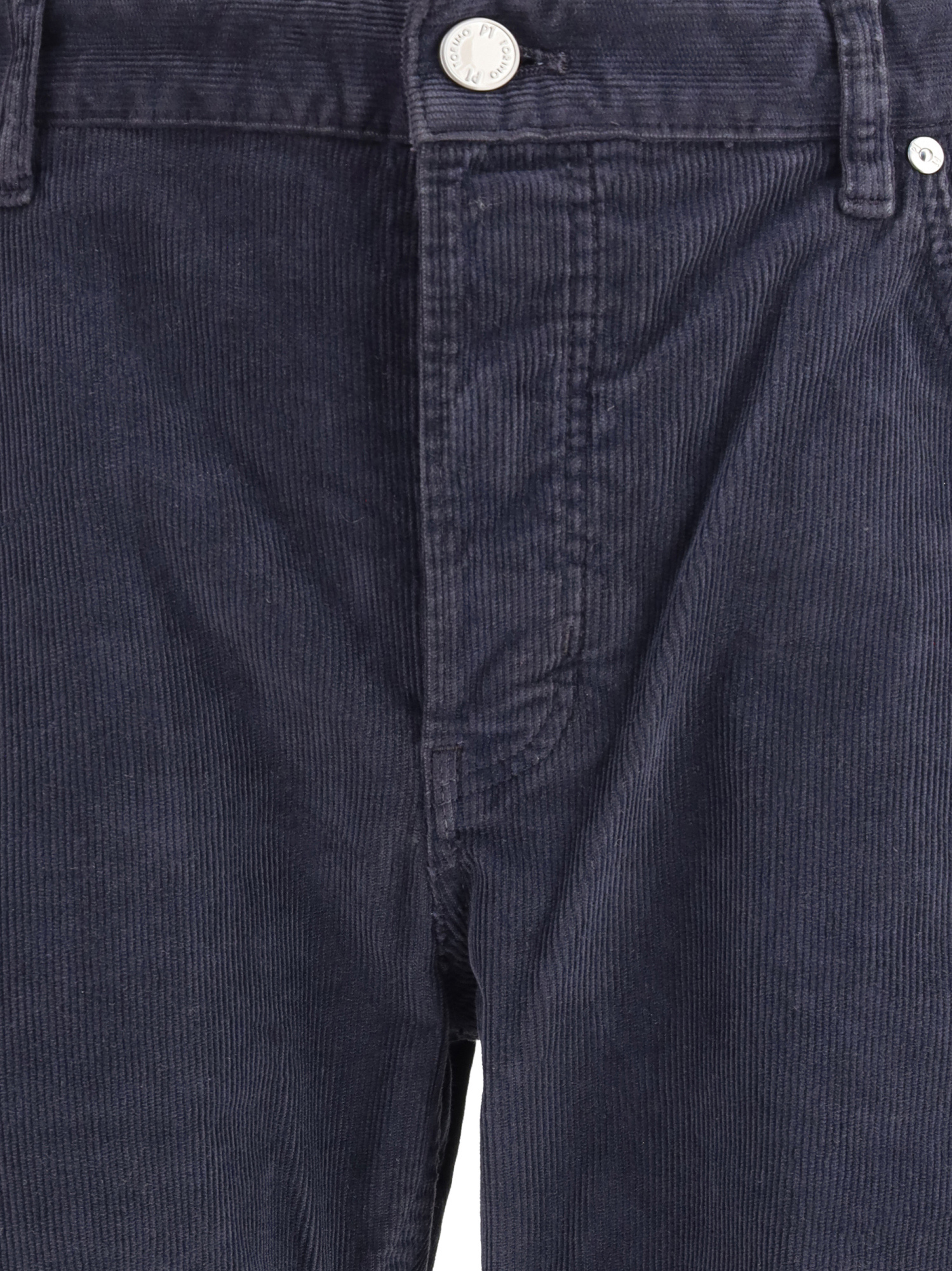 Pt Torino Corduroy Five-pocket Pants In Blue