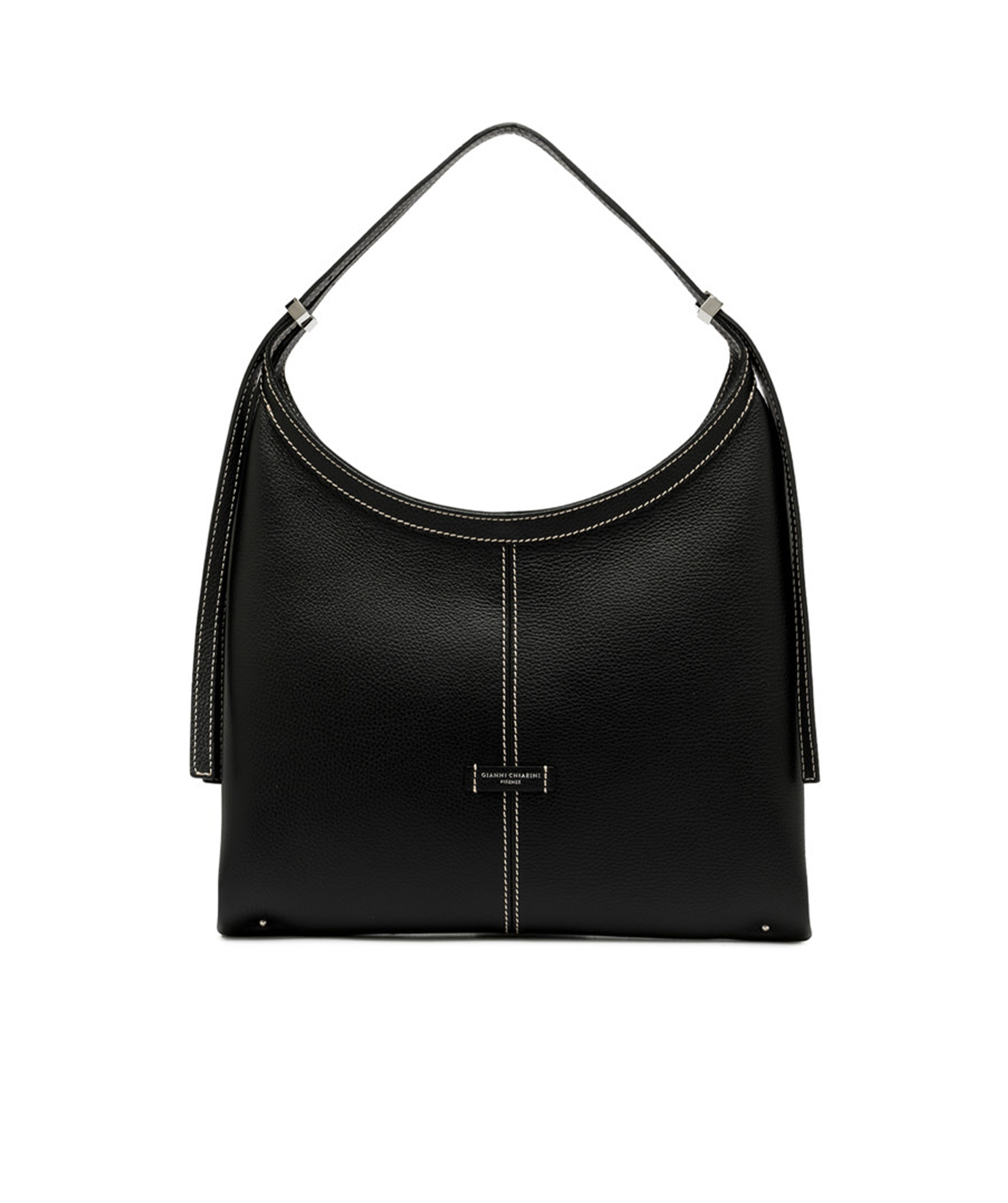 Gianni Chiarini Zippered Handbag In Black