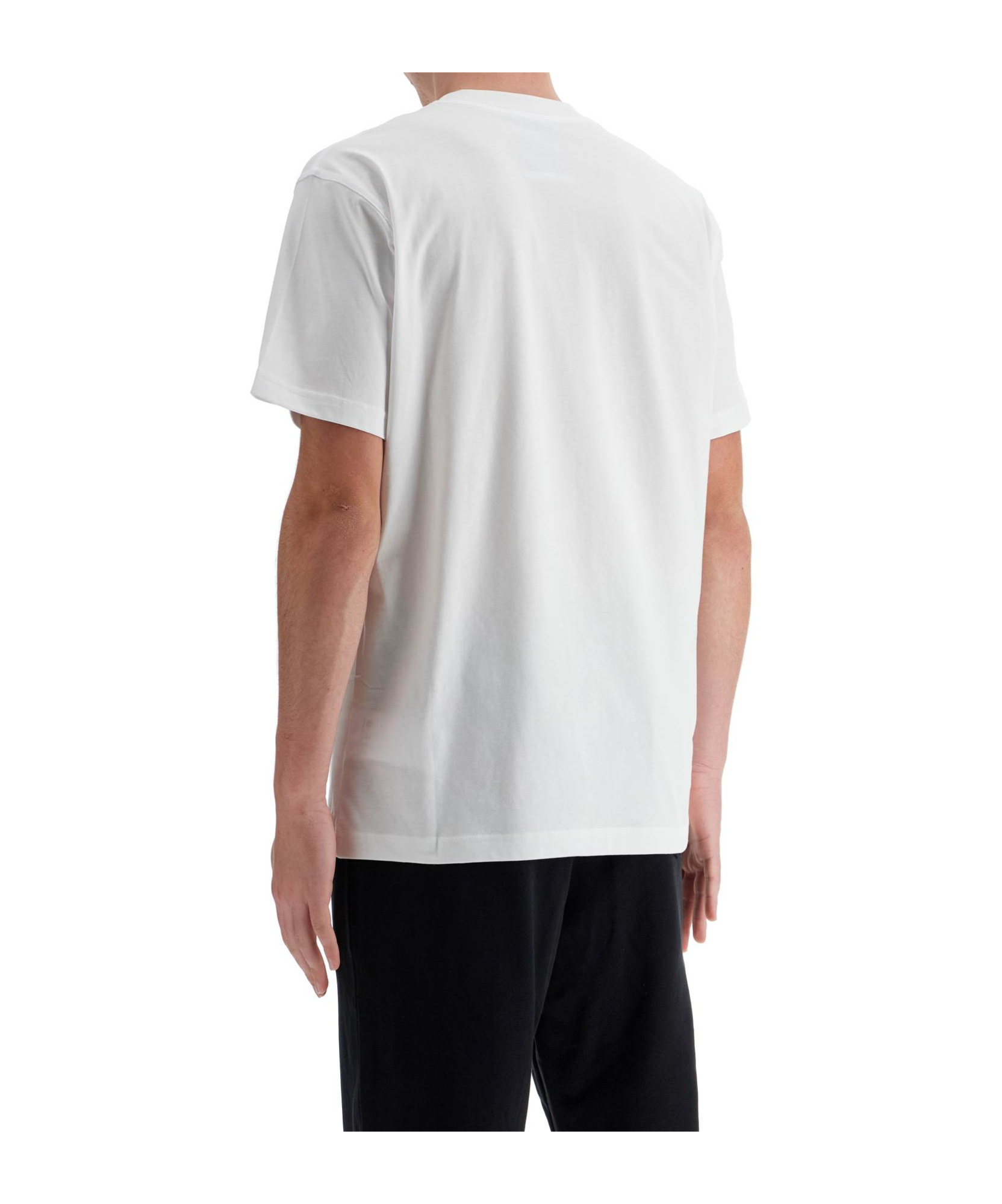 Moschino Teddy Bear Print Crewneck T-shirt In White