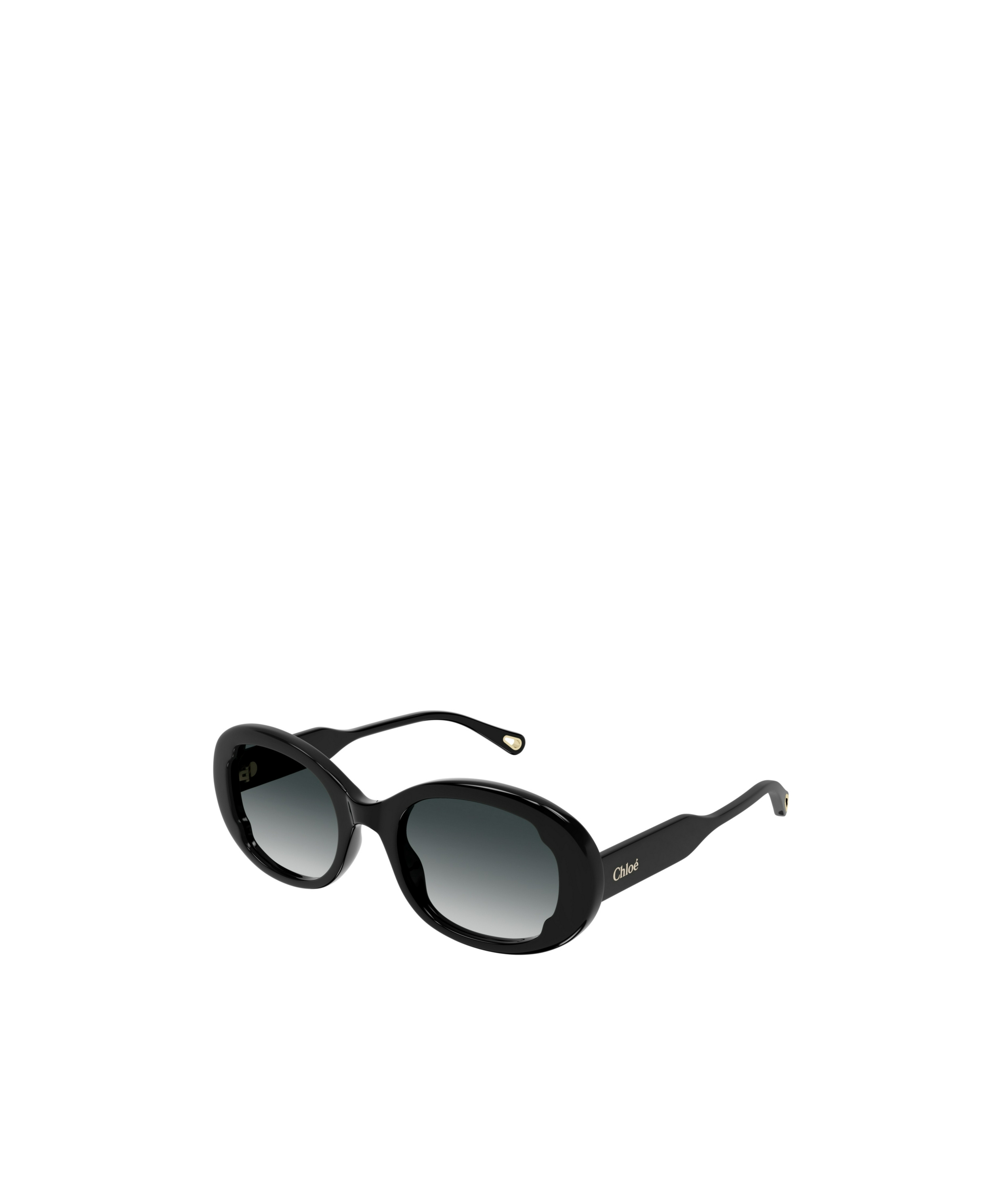 Chloé Lilli Round-frame Sunglasses In Black