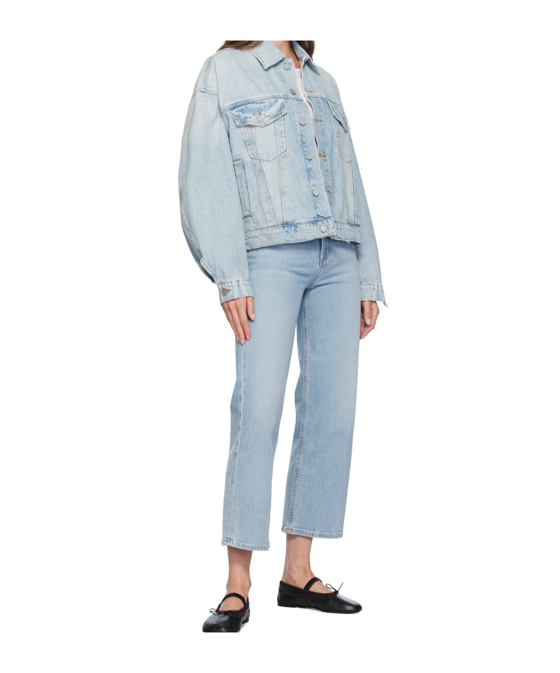 Agolde High Waist Denim Trousers