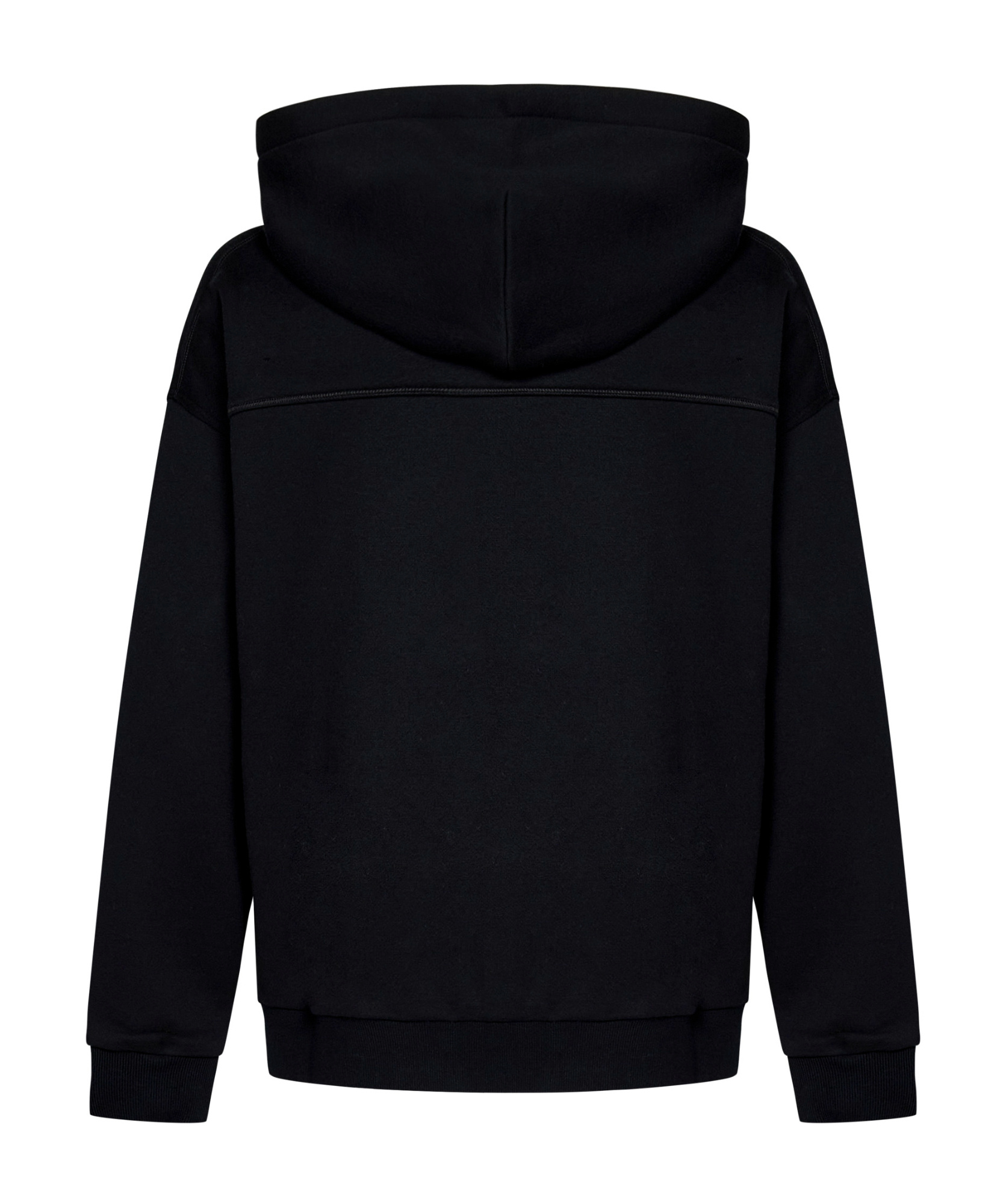 Shop Zegna Logo-embroidered Hoodie In Black
