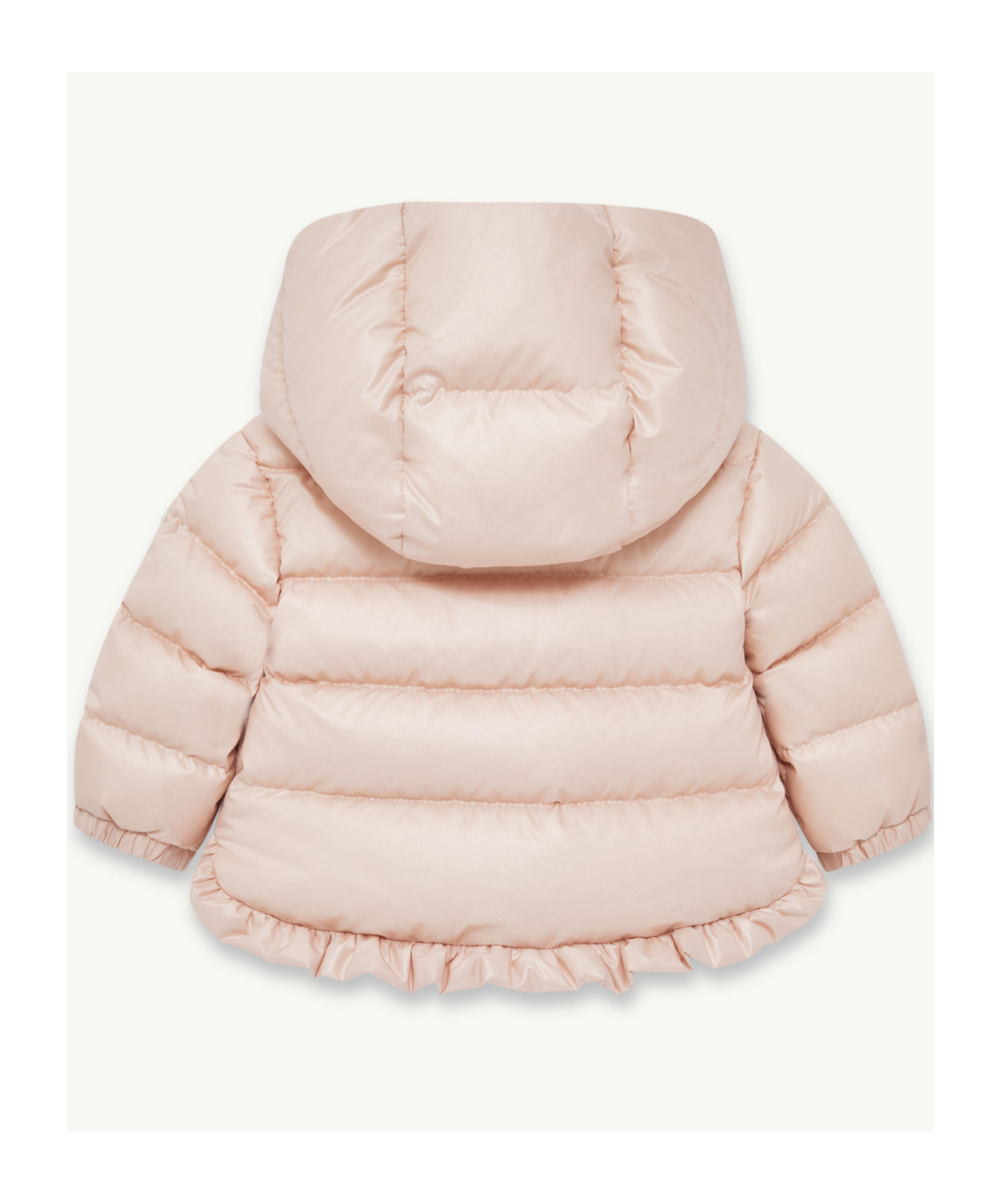 Moncler Long Sleeve Down Jacket In Pink