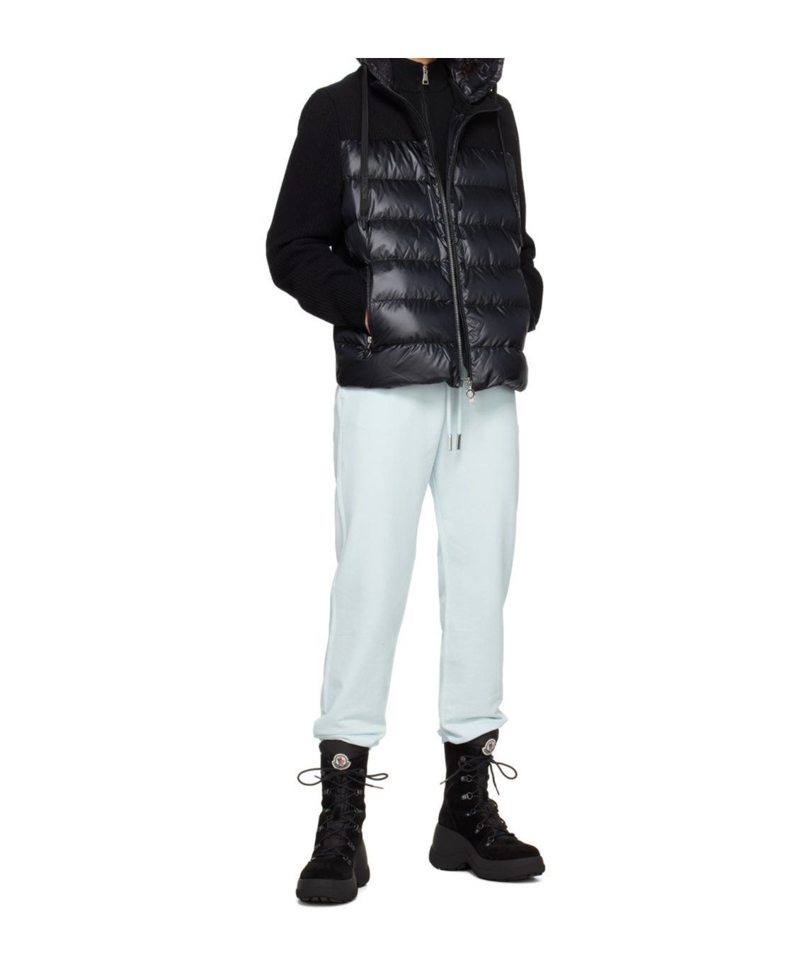 MONCLER ELASTIC WAIST SWEATPANTS