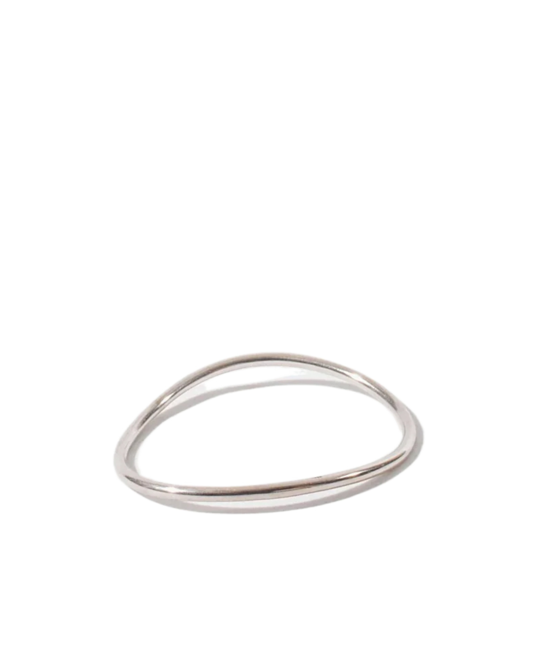 Ann Demeulemeester Anouk Simple Bangle In Metallic