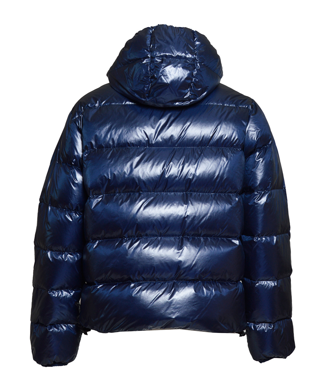 Aspesi Budd Puffer Jacket In Shiny Blue Fabric In Blue