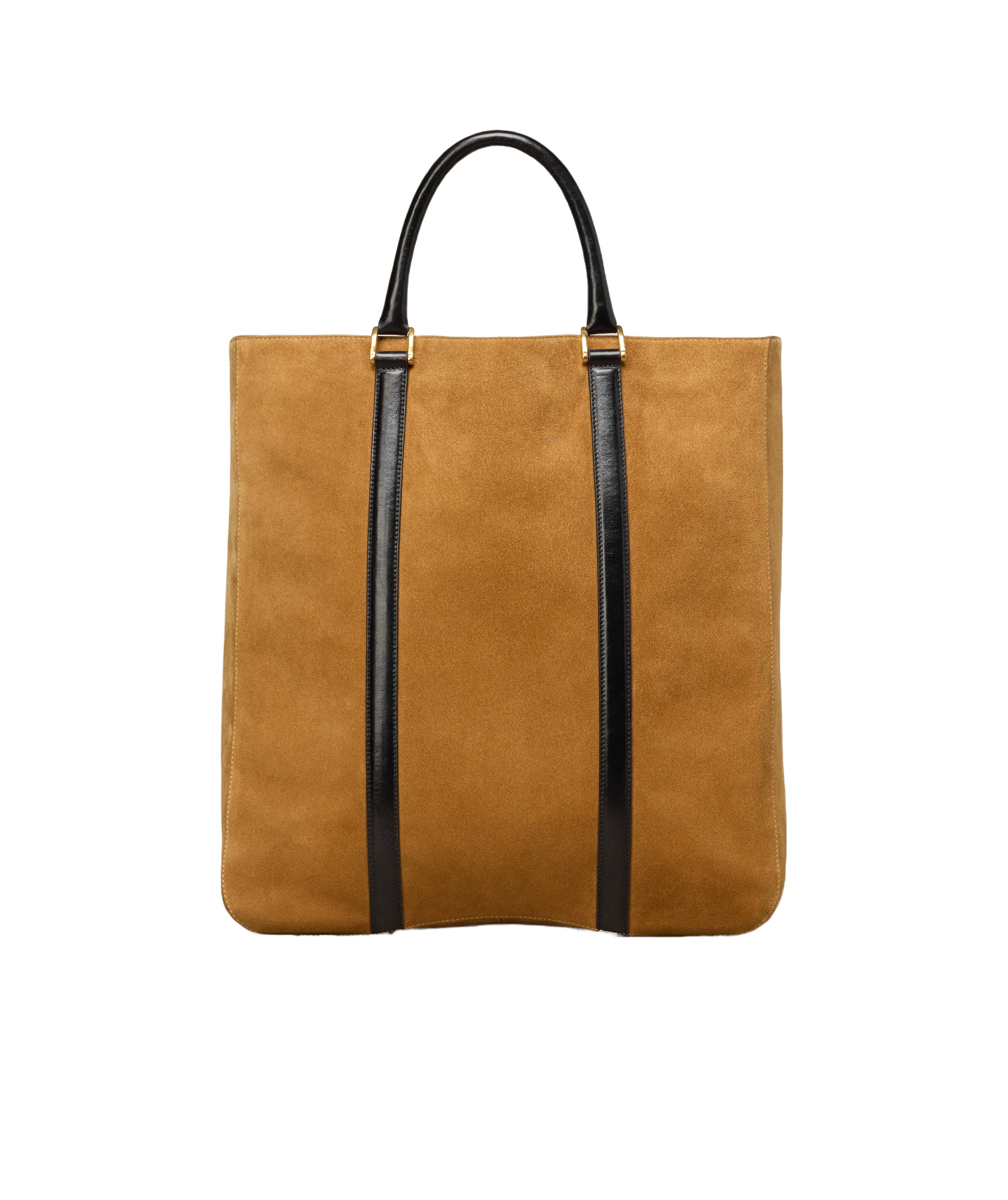 Ami Alexandre Mattiussi Paris Paris North South Tote Bag Brown In Brown