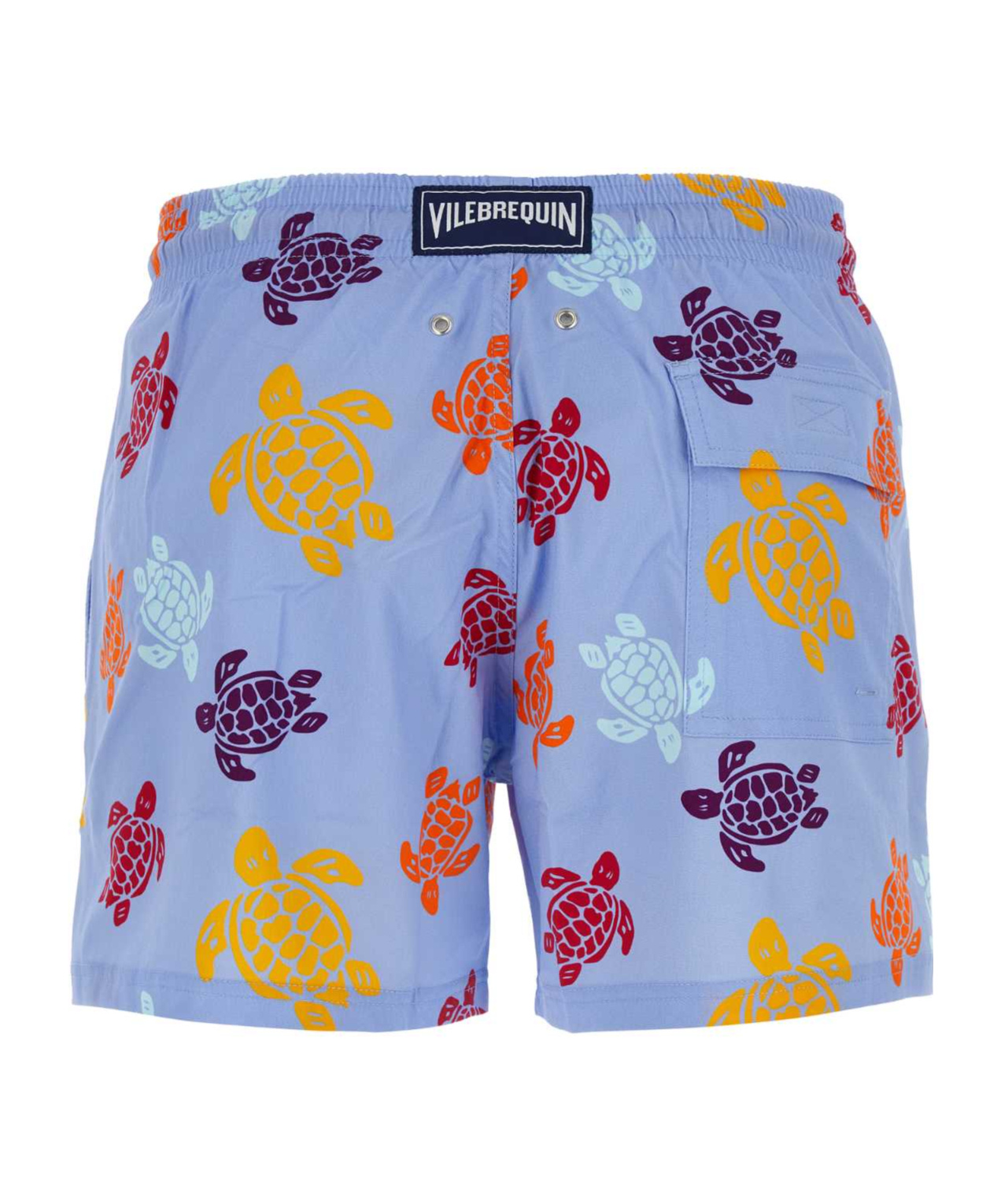 Vilebrequin Turtle Print Swim Shorts In Blue