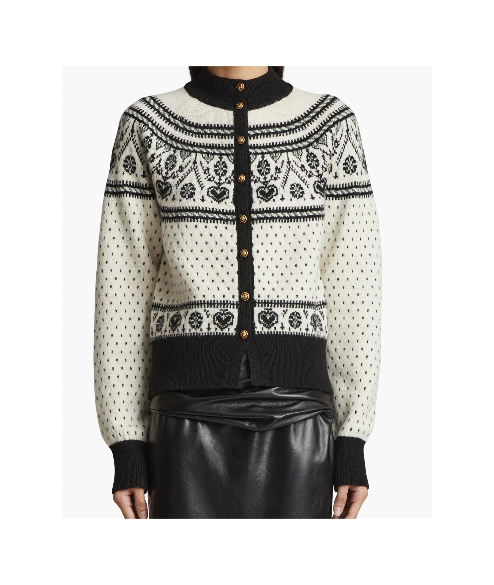 KHAITE INLAID CARDIGAN