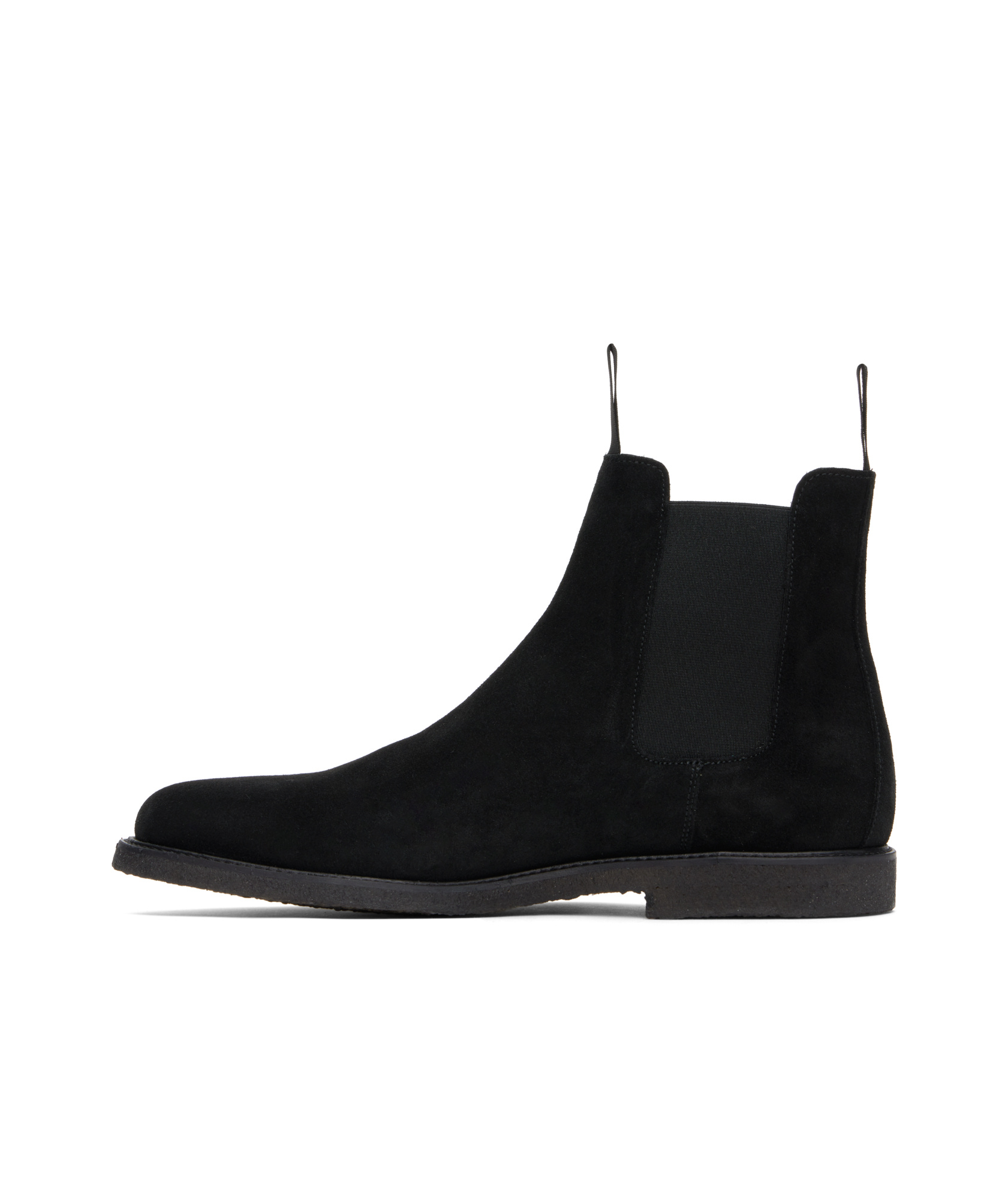 Common Projects Chelsea Classic Ankle Boots In Black Suede In Black