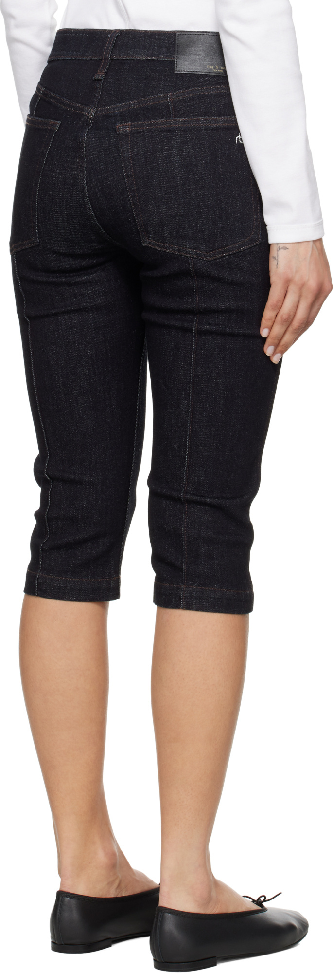 Rag & Bone Denim Shorts With Belt Loops