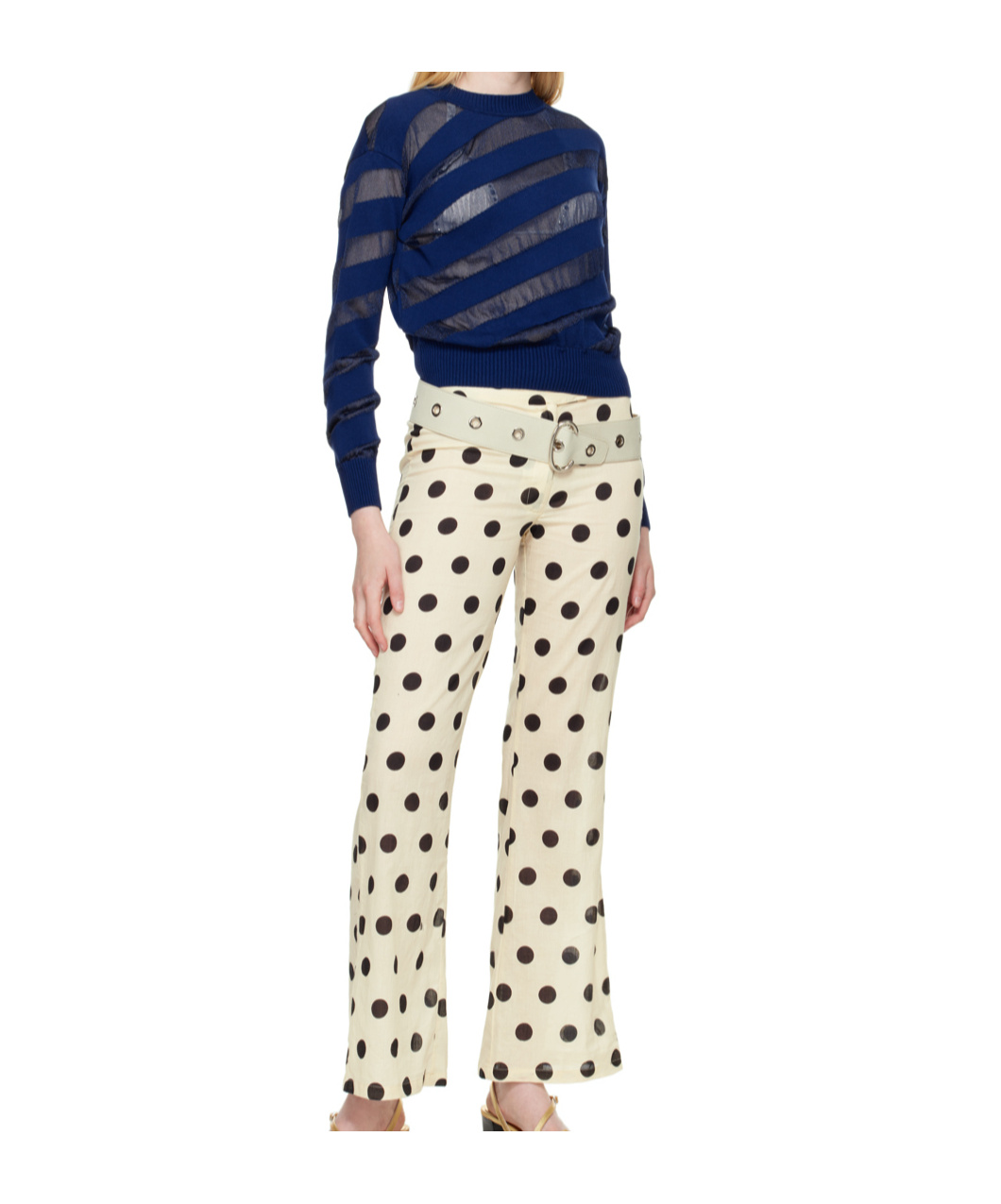 Gimaguas Navy Zebara Sweater In Blue