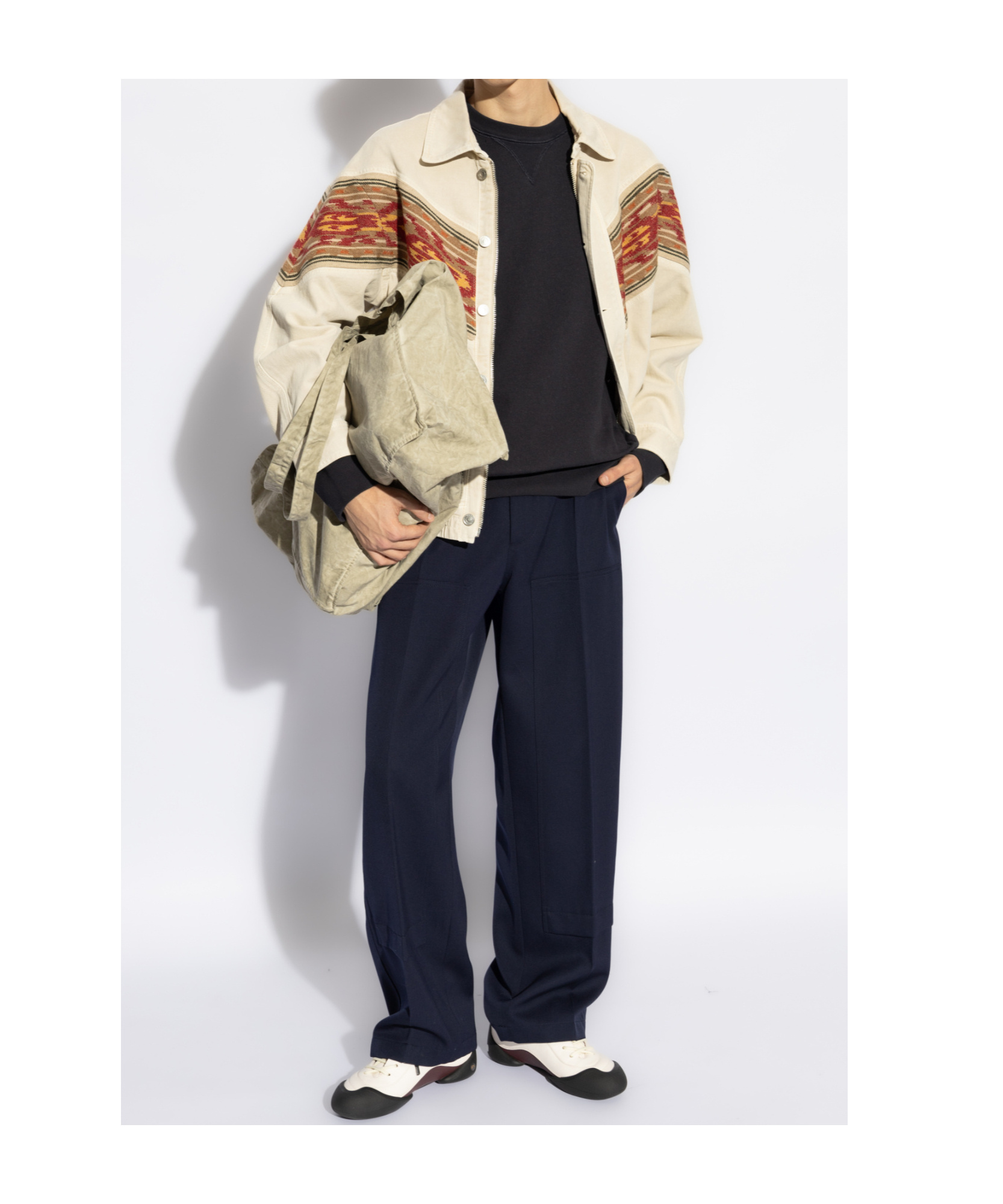 Isabel Marant Long-sleeved Sweater In Black