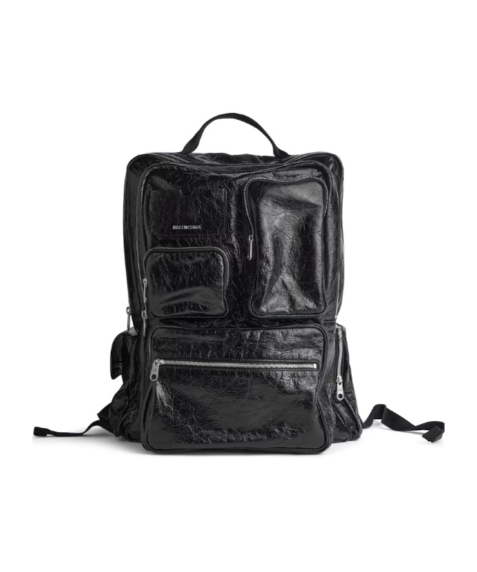 Balenciaga Men's Superbusy Backpack In Black