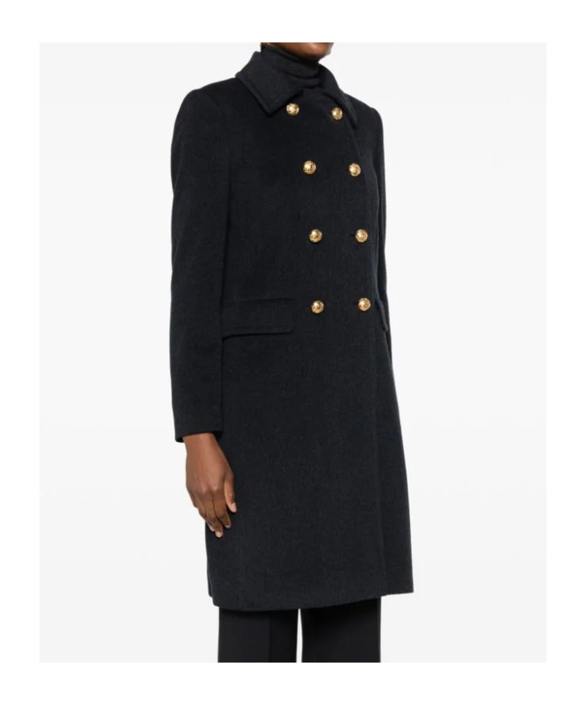 Tagliatore Hennie Coat In Black