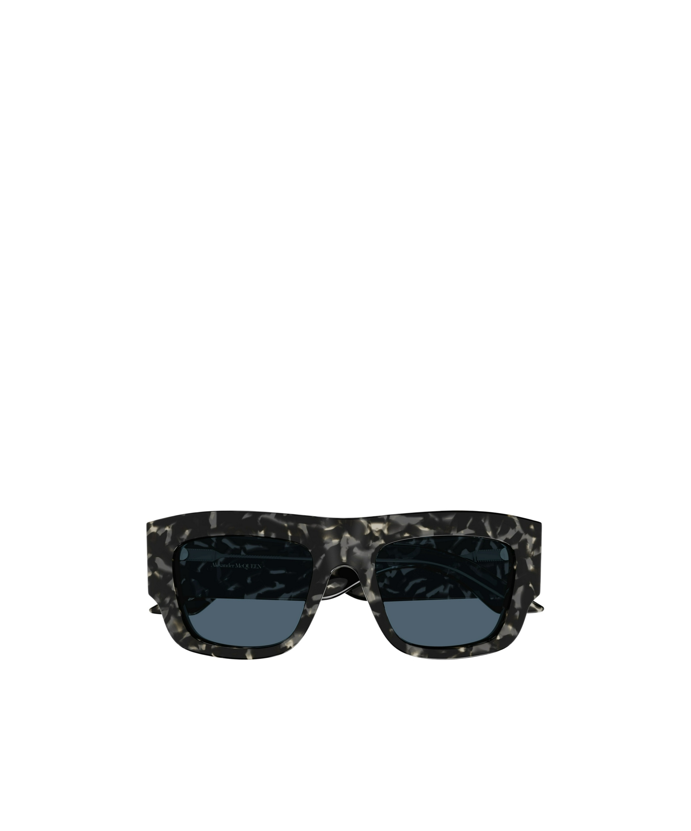 Alexander Mcqueen Am 0449s Square-frame Sunglasses In Black
