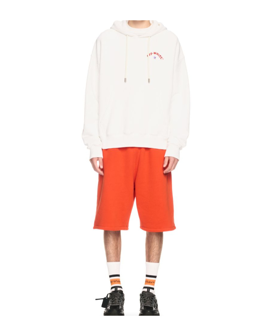 Off-white Star Arrow Hoodie In White