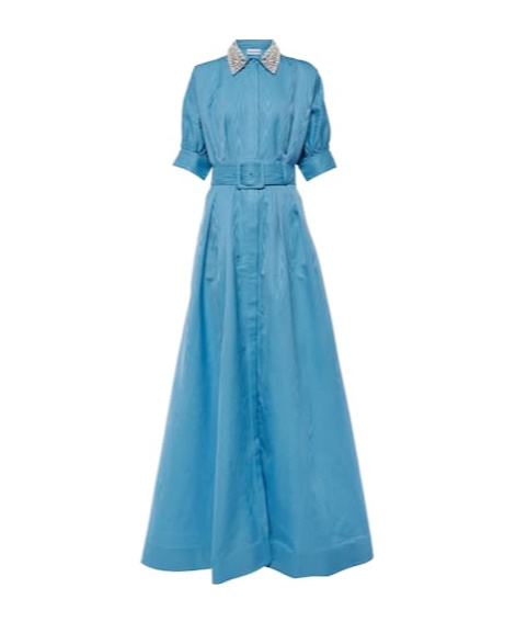 Rebecca Vallance Cielo Embellished Gown In Blue