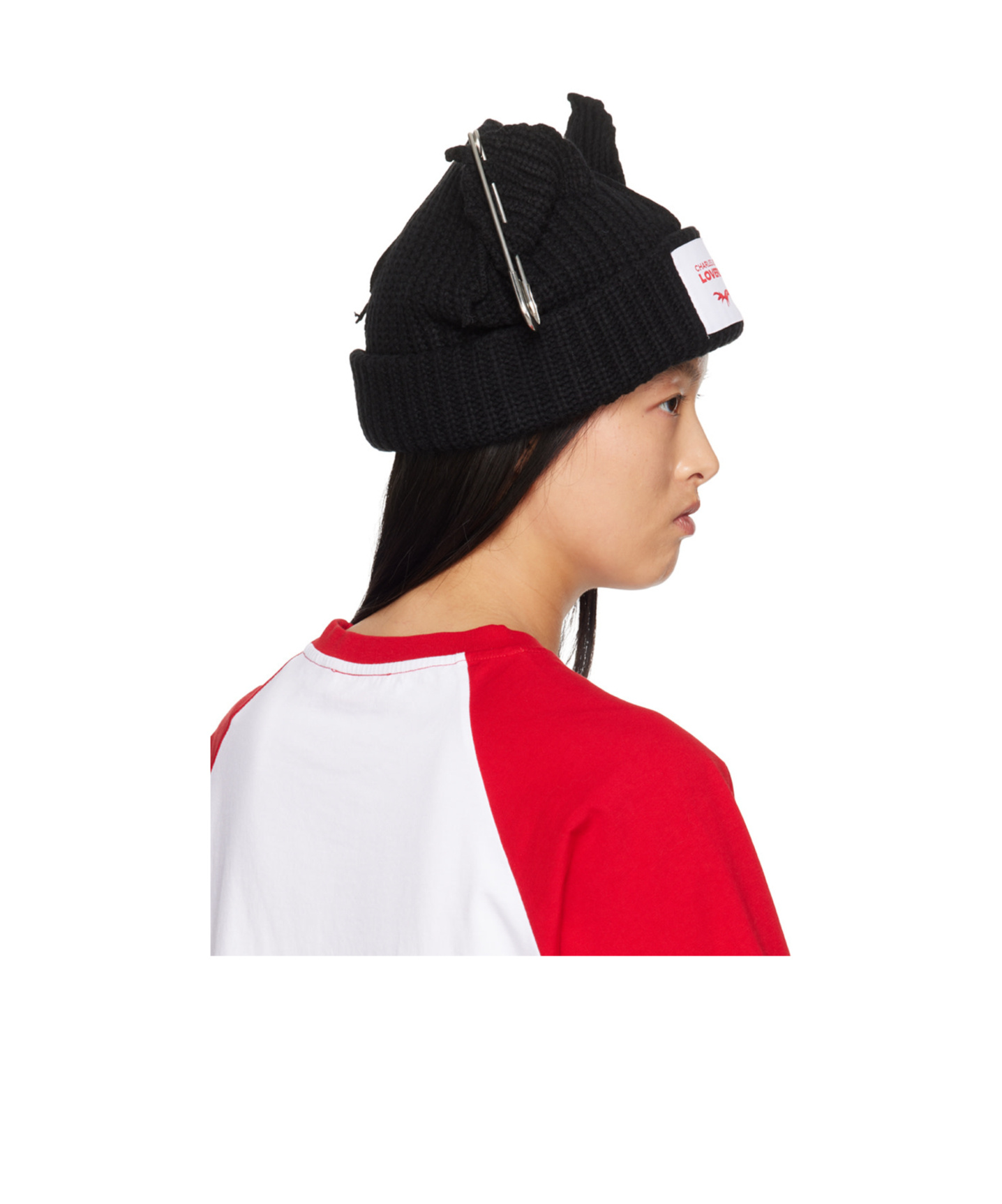 Charles Jeffrrey Loverboy Logo Wool Hat In Multicolor