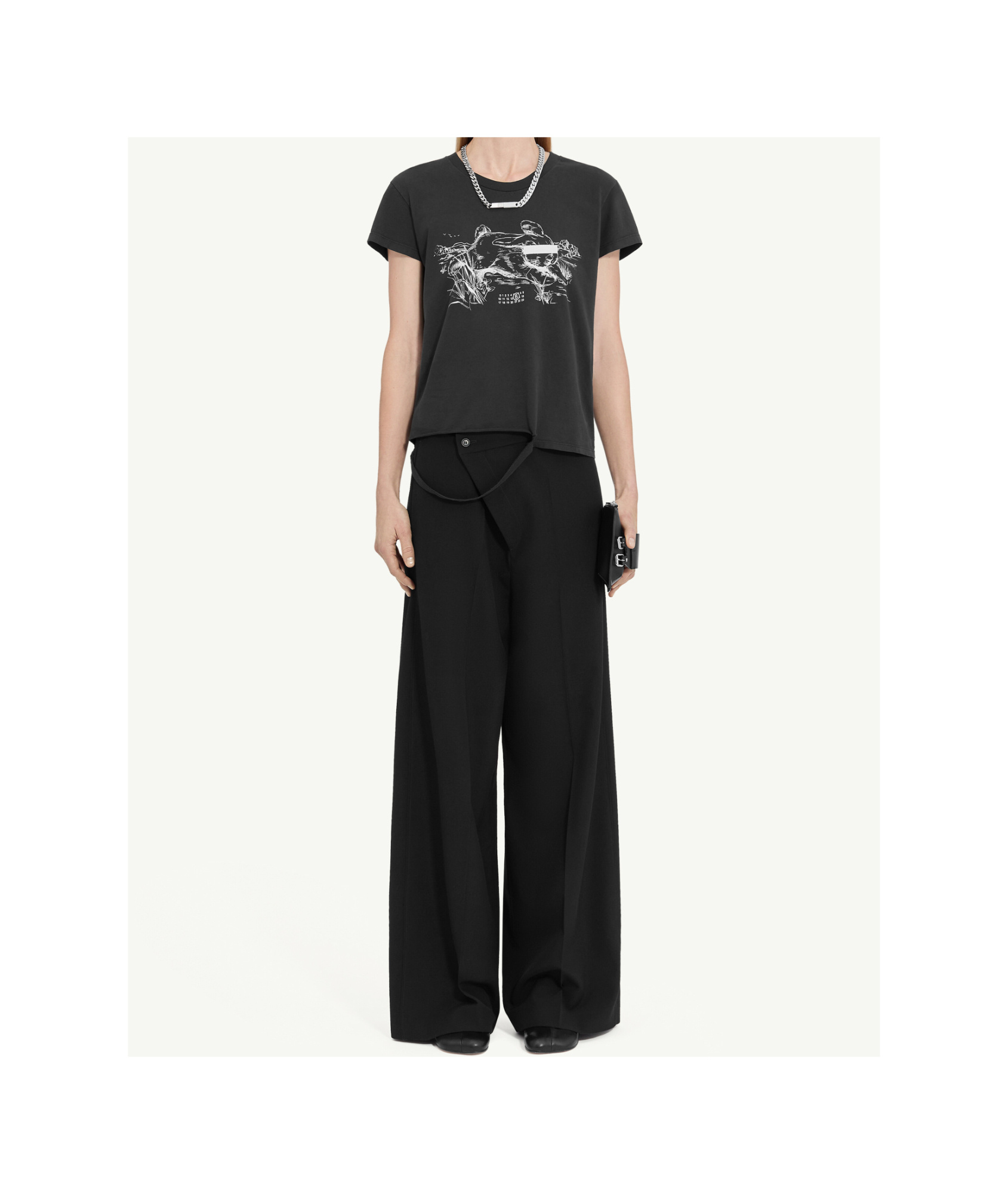 Mm6 Maison Margiela I'm Not Going To Let You Do This. In Black