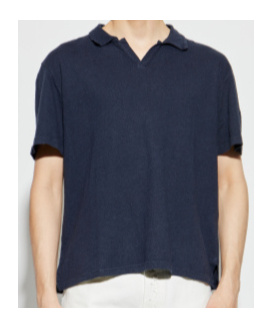 Shop Officine Generale Cotton Polo Shirt In Black