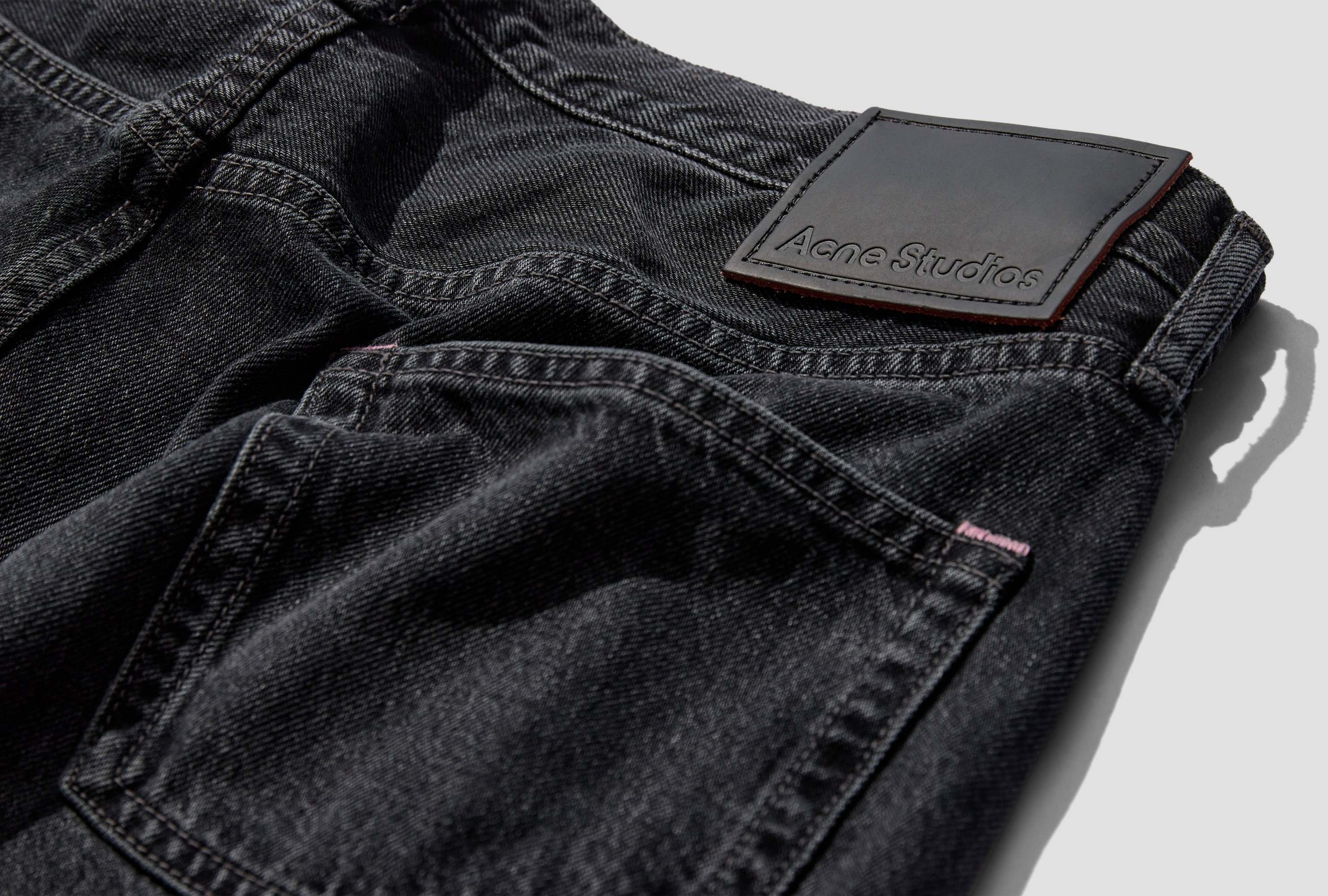 Acne Studios 1981m Straight-leg Jeans In Black