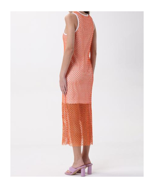 Moschino Round Neck Dress In Pink
