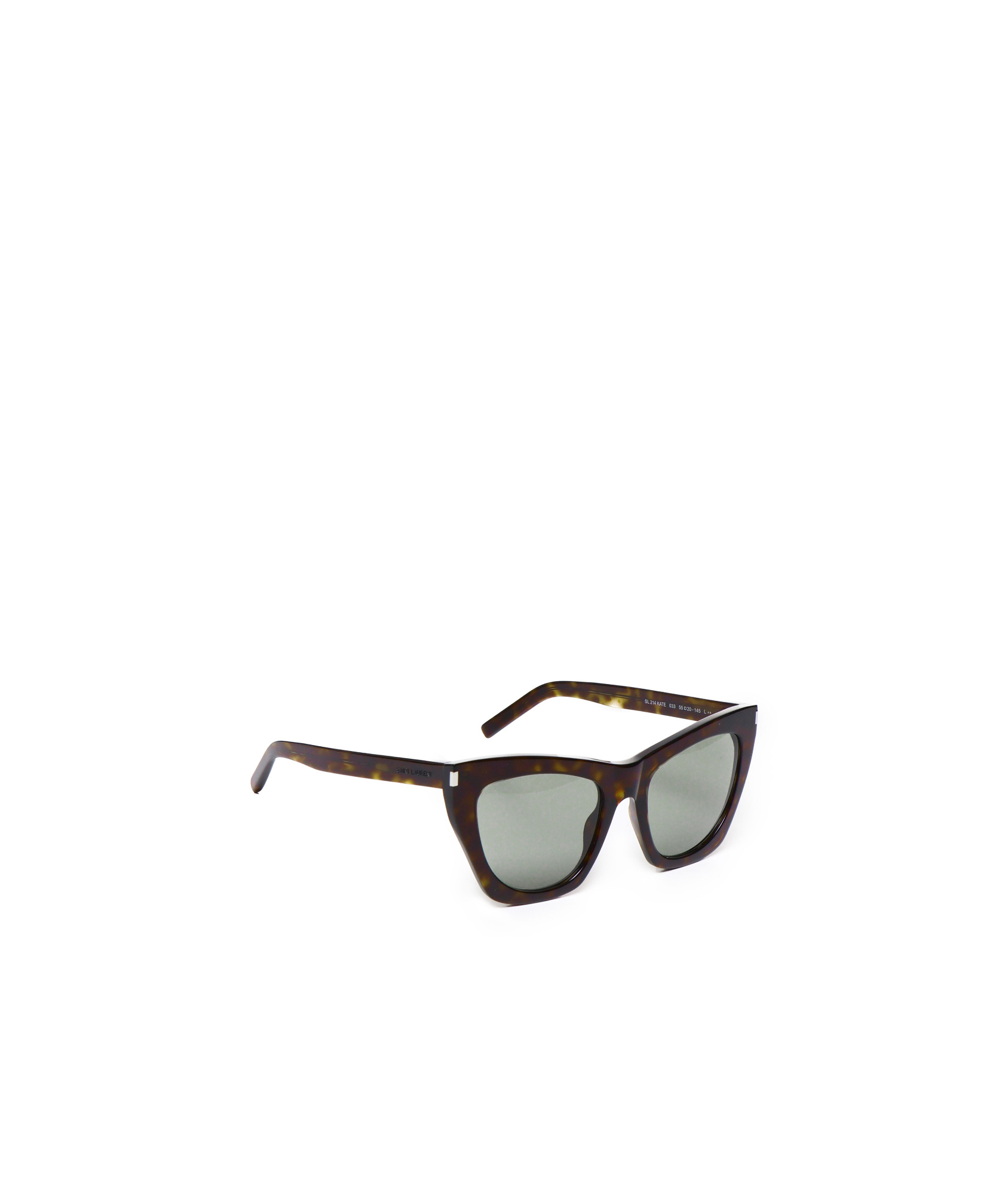 Saint Laurent Logo Sunglasses In White