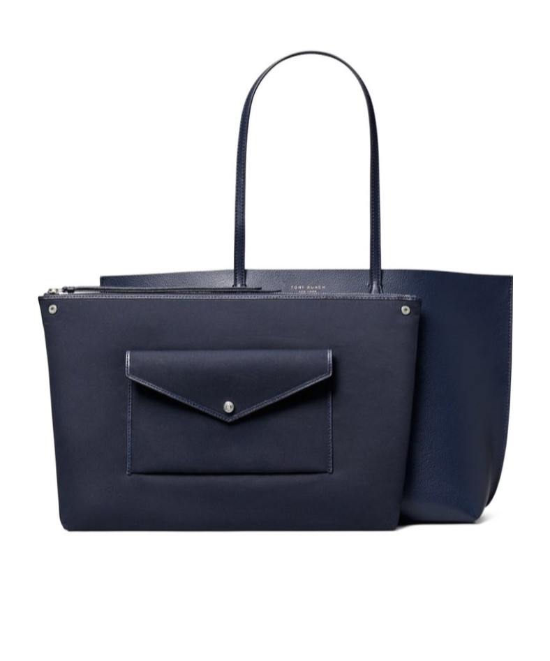 Tory Burch Mini Perry Tote In Black