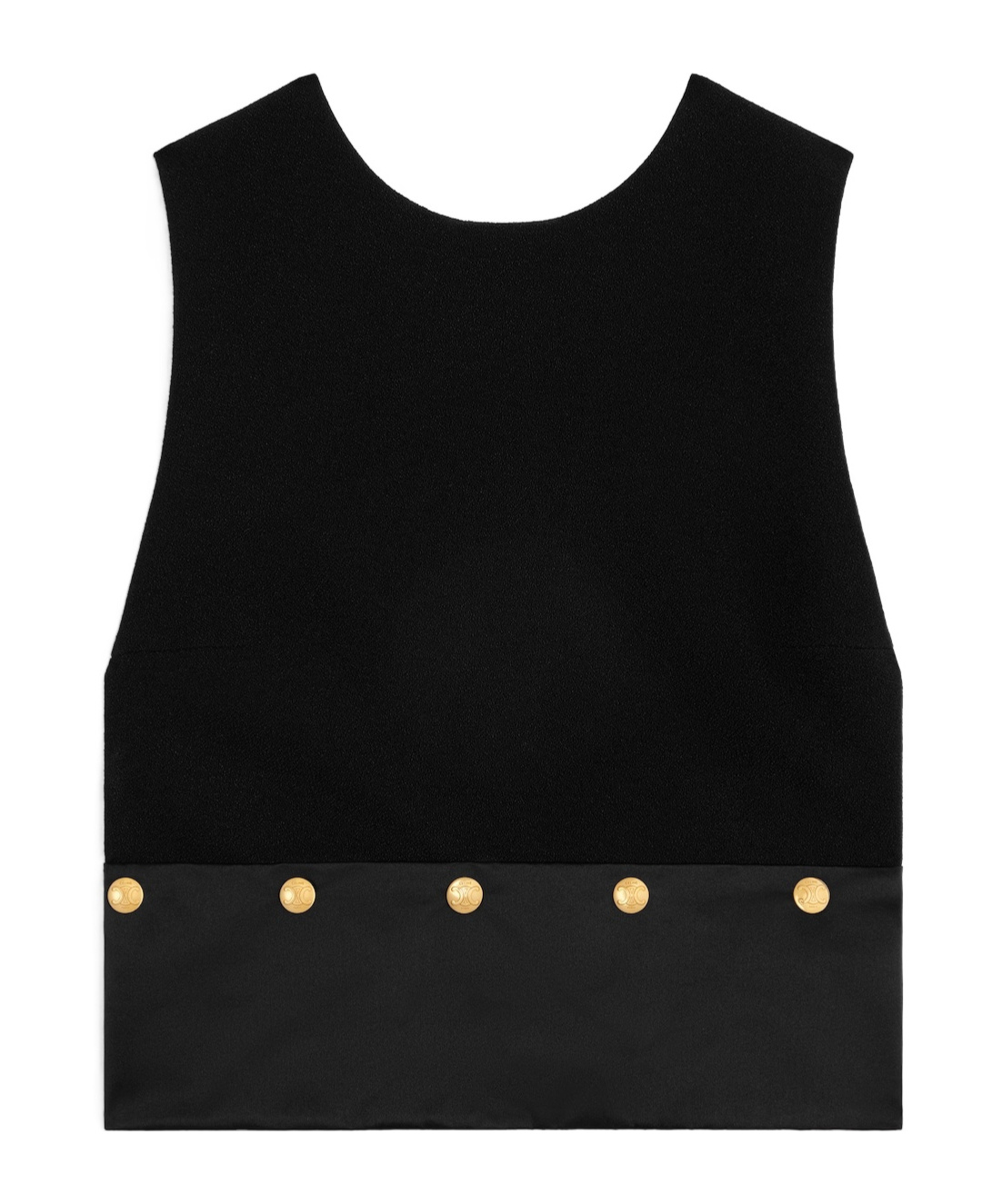Celine Top In Viscose In Black