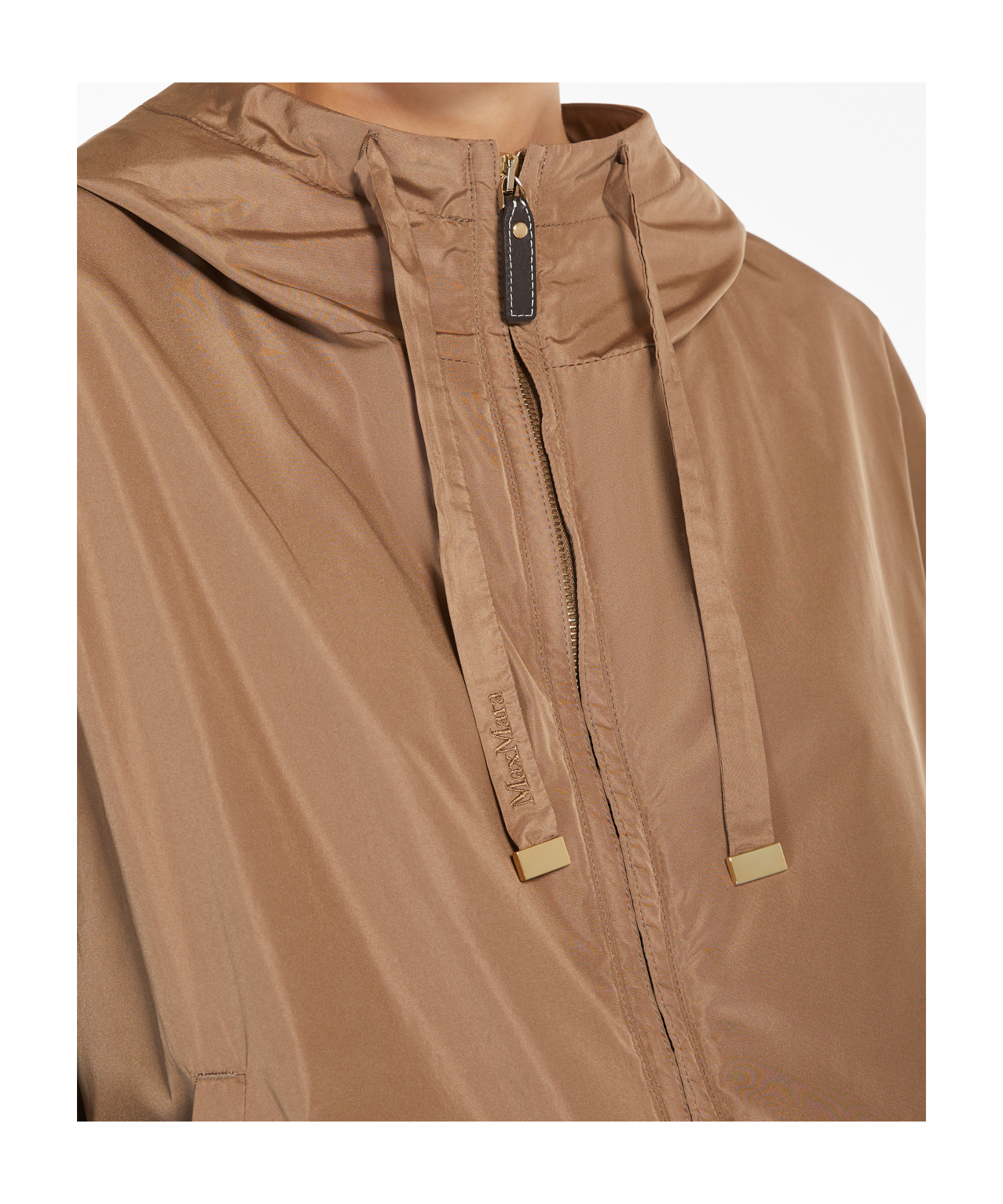 Max Mara Long-sleeved Casual Jacket In Brown