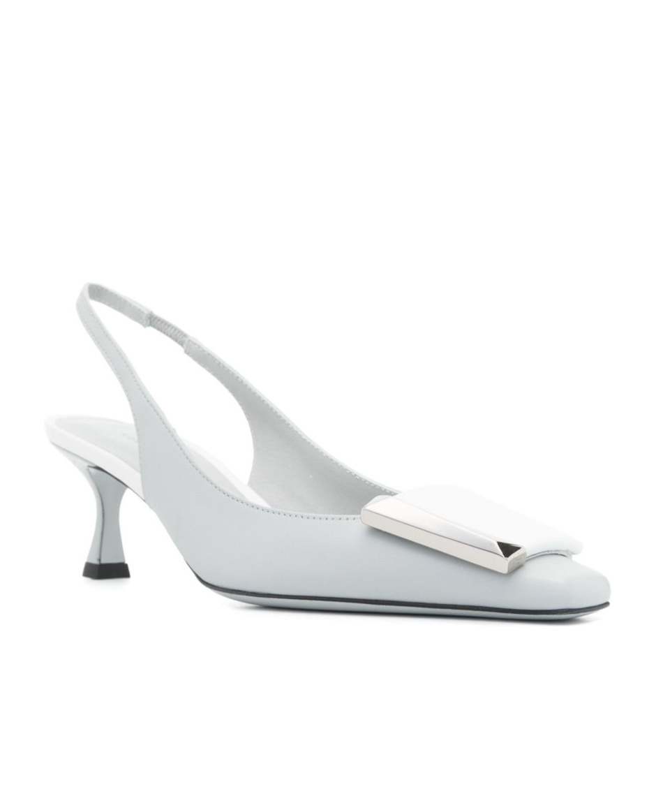 ROBERTO FESTA SQUARE-HEADED HIGH-HEELED SANDALS 