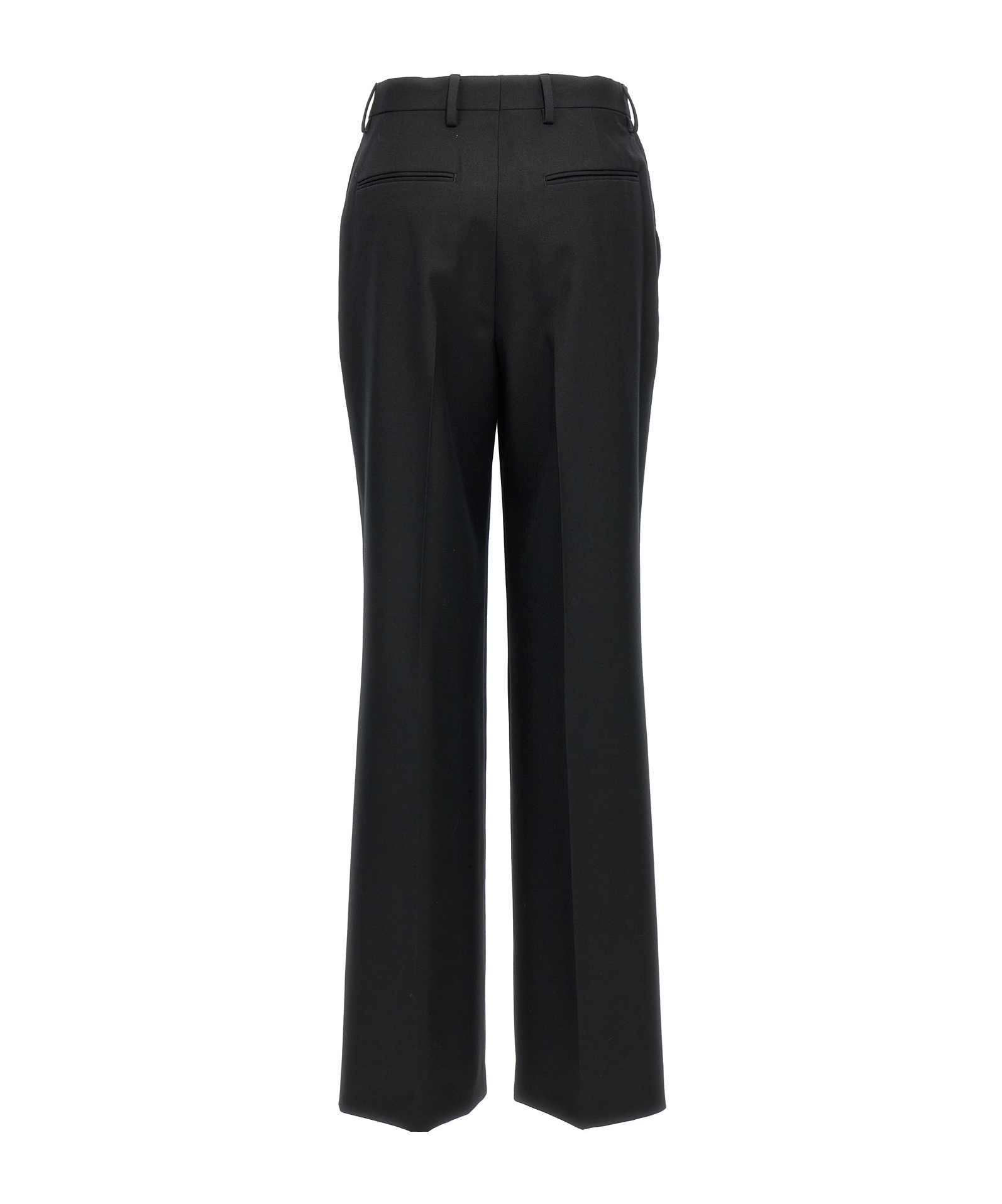 Dries Van Noten 'classic Pleated Straight Leg Trousers' In Black