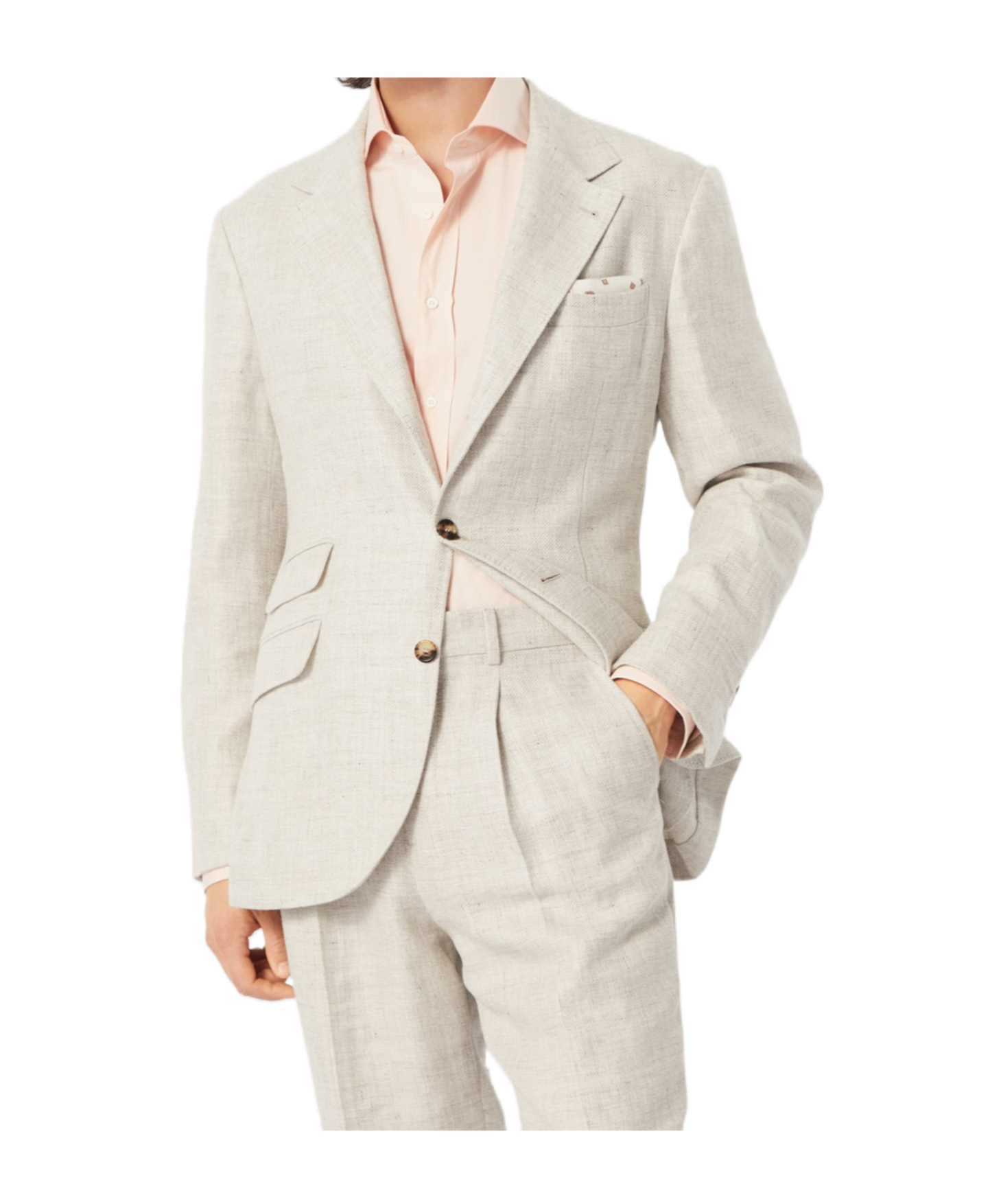 Brunello Cucinelli Cavallo Blazer In White
