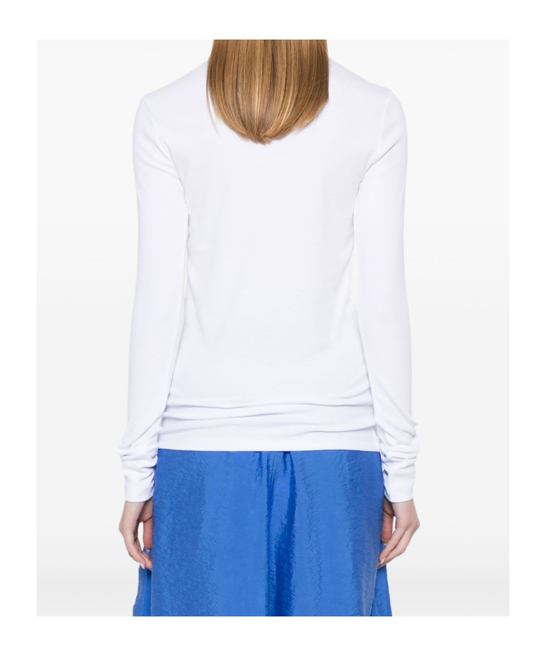 Totême Long-sleeved T-shirt In White