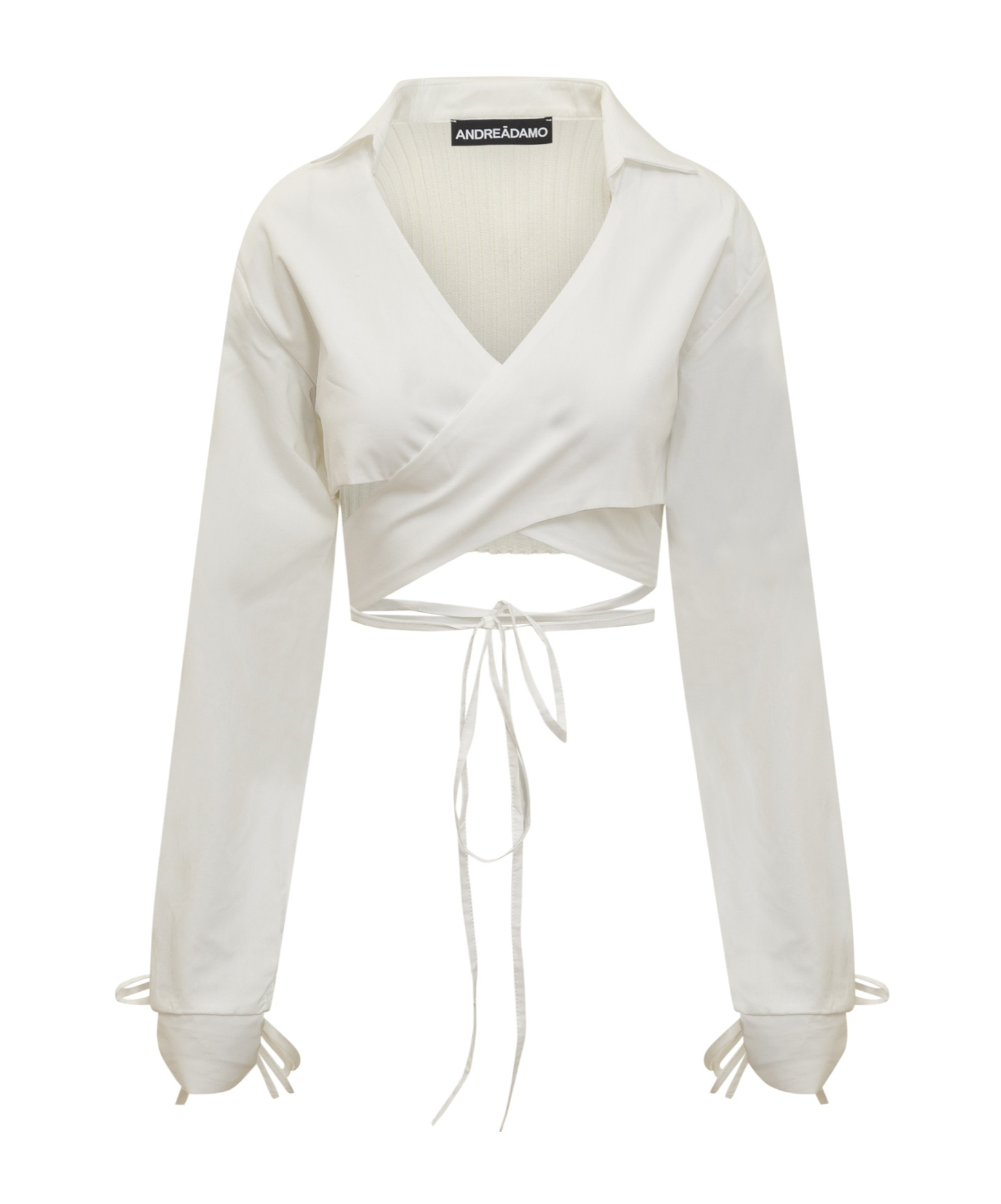 Andreädamo Cardigan In White Cotton In White