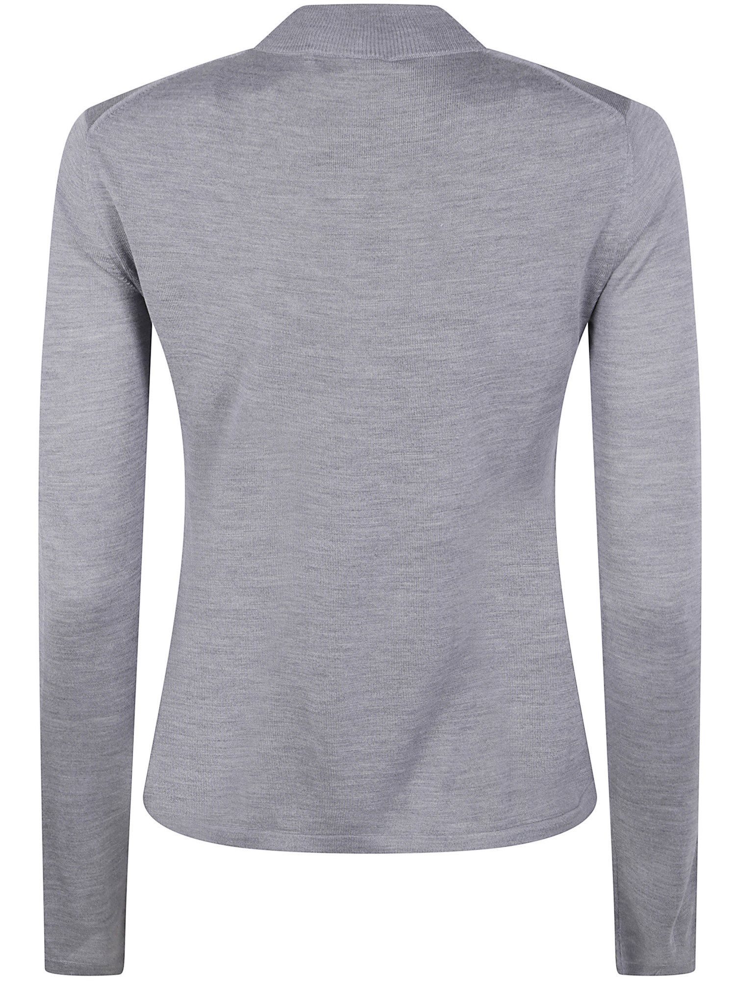 Max Mara Maglione Falesia In Seta Grigia Donna In Gray