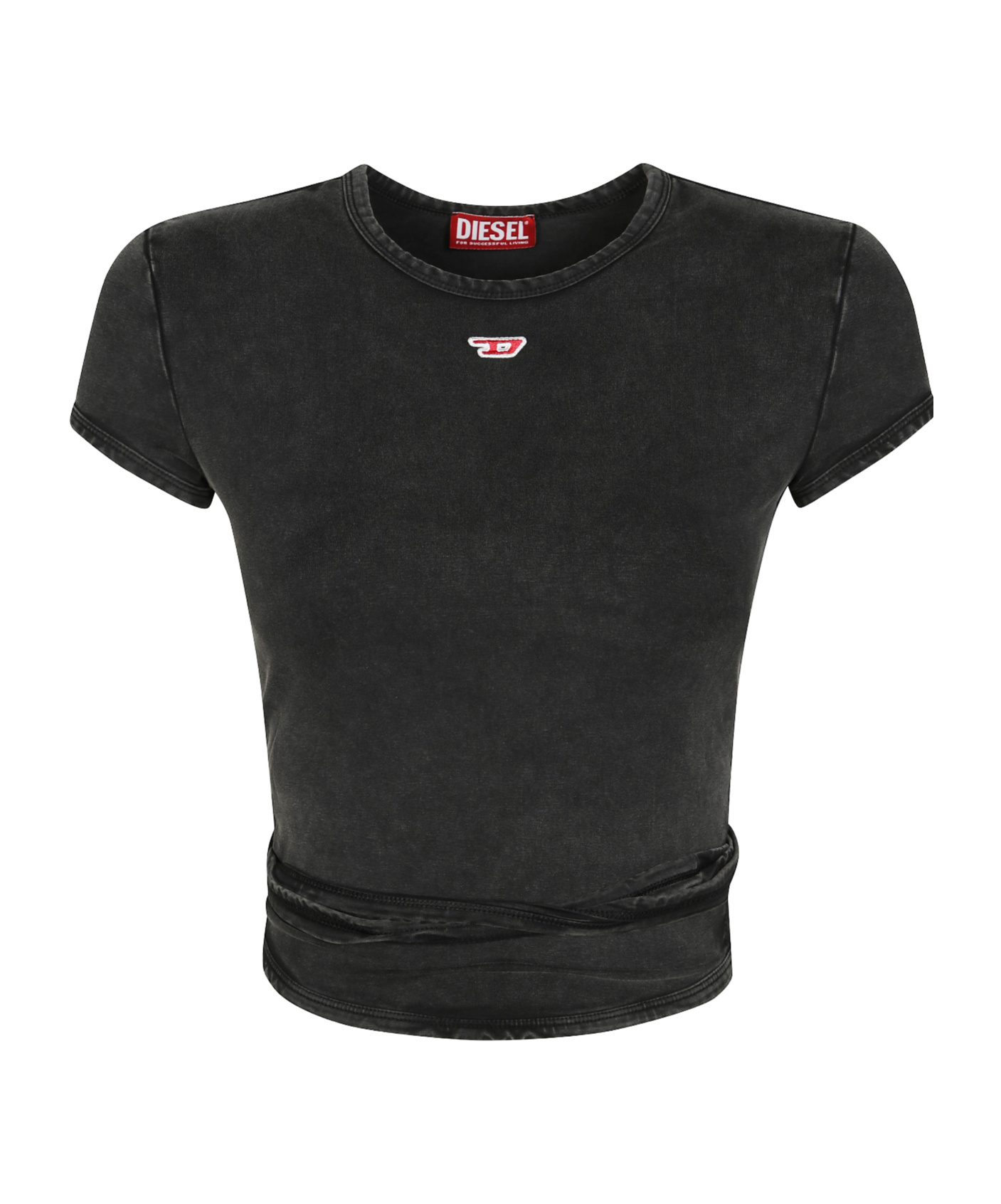 Diesel Short-sleeved T-shirt In Black